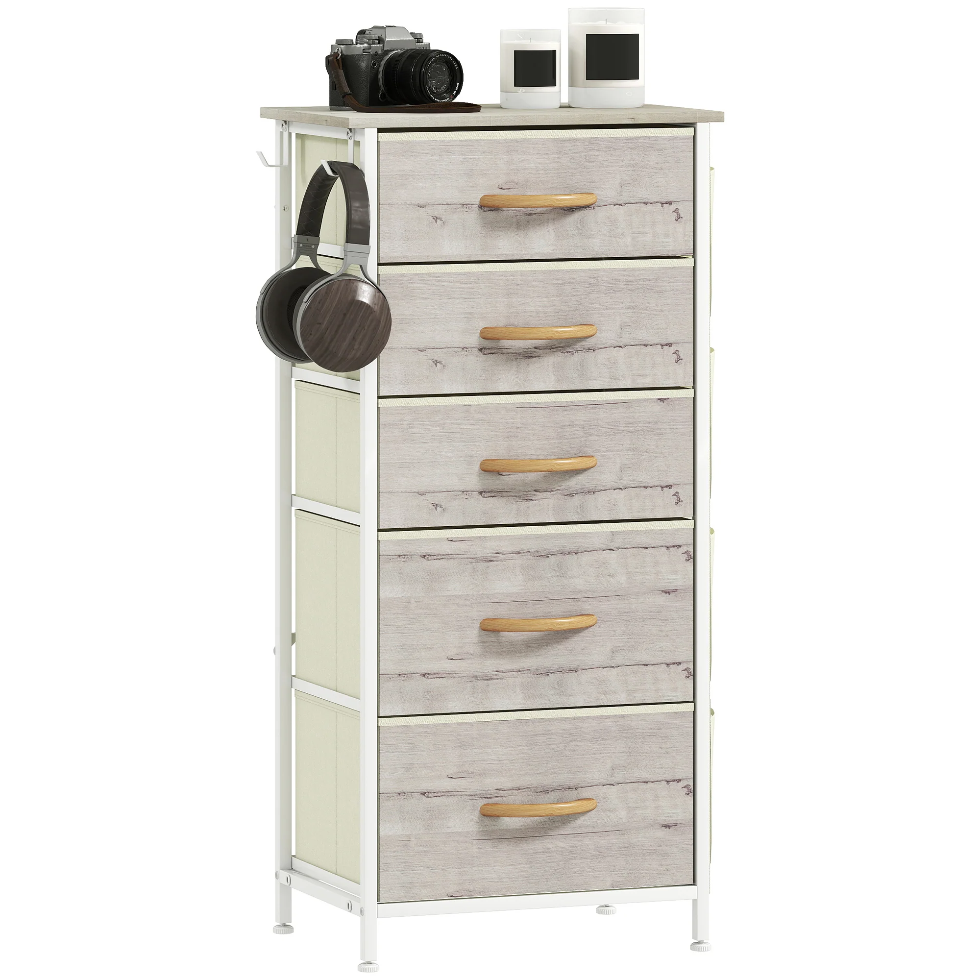 HOMCOM Fabric Chest Of Drawers, 4 Drawer Dresser For Bedroom - Image 19