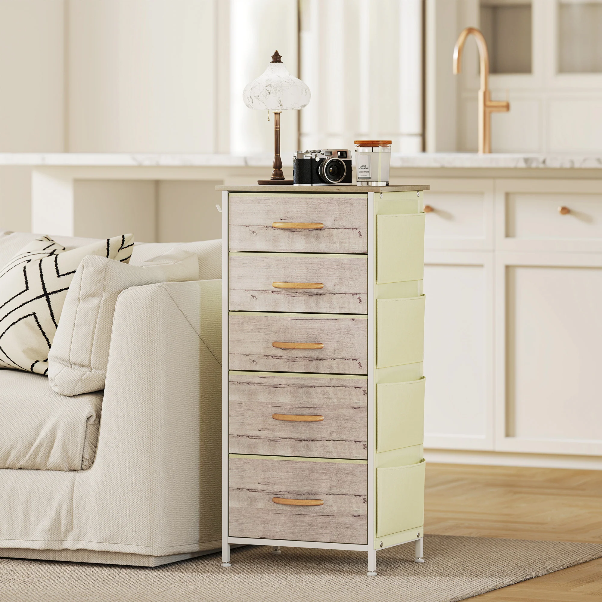 HOMCOM Fabric Chest Of Drawers, 4 Drawer Dresser For Bedroom - Image 27