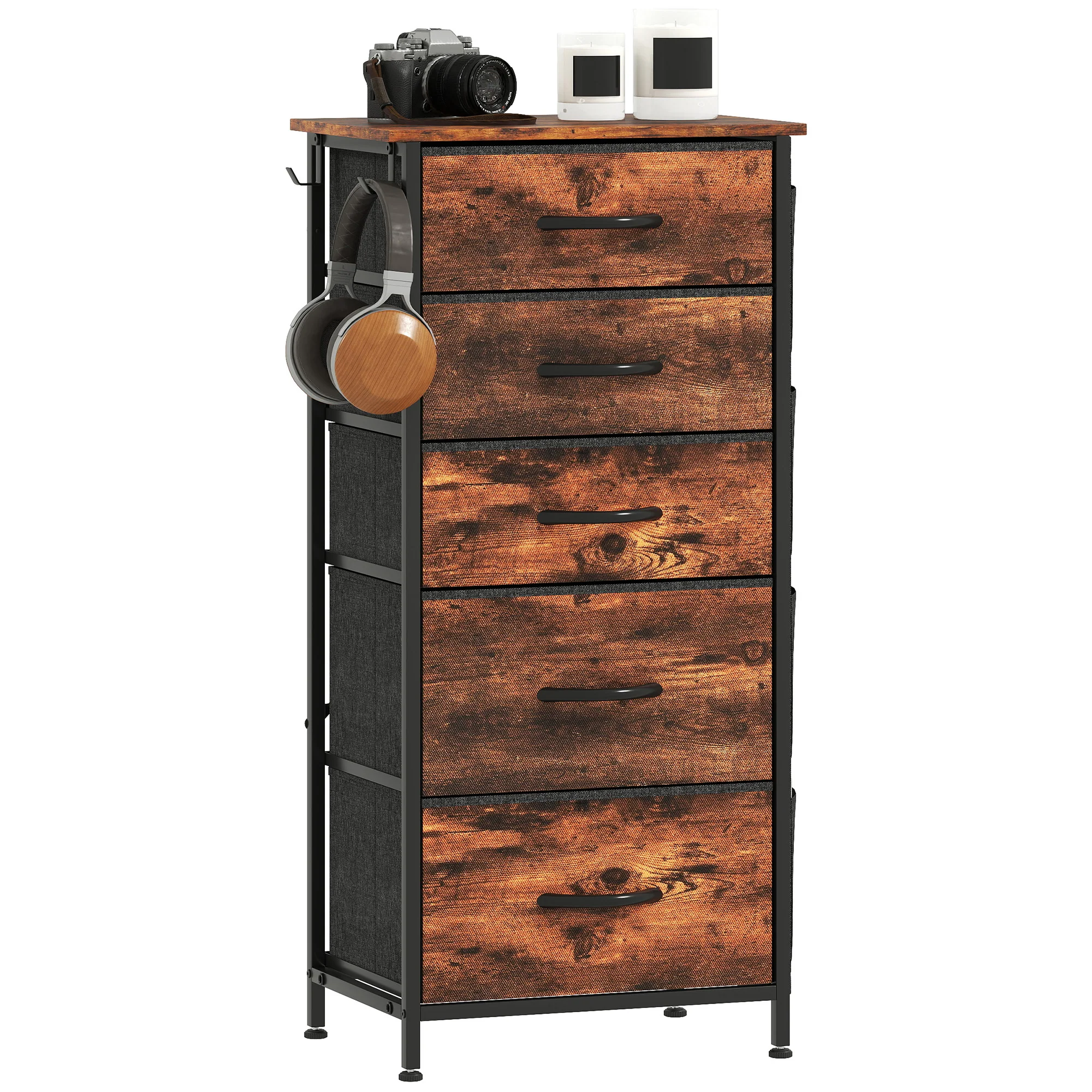 HOMCOM Fabric Chest Of Drawers, 4 Drawer Dresser For Bedroom - Image 28