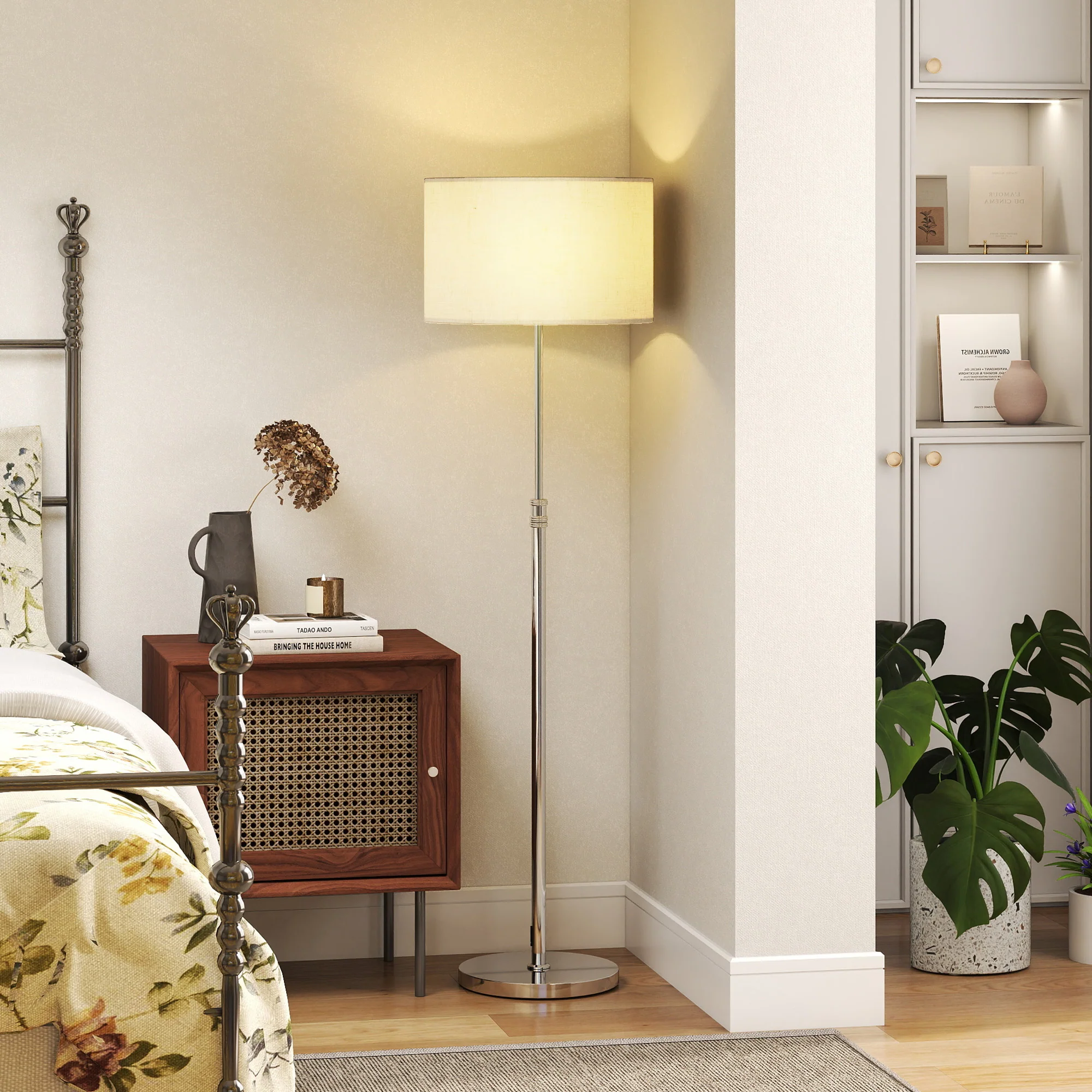 HOMCOM Floor Lamp With Remote Control And Adjustable Colour Temperatures - Image 9