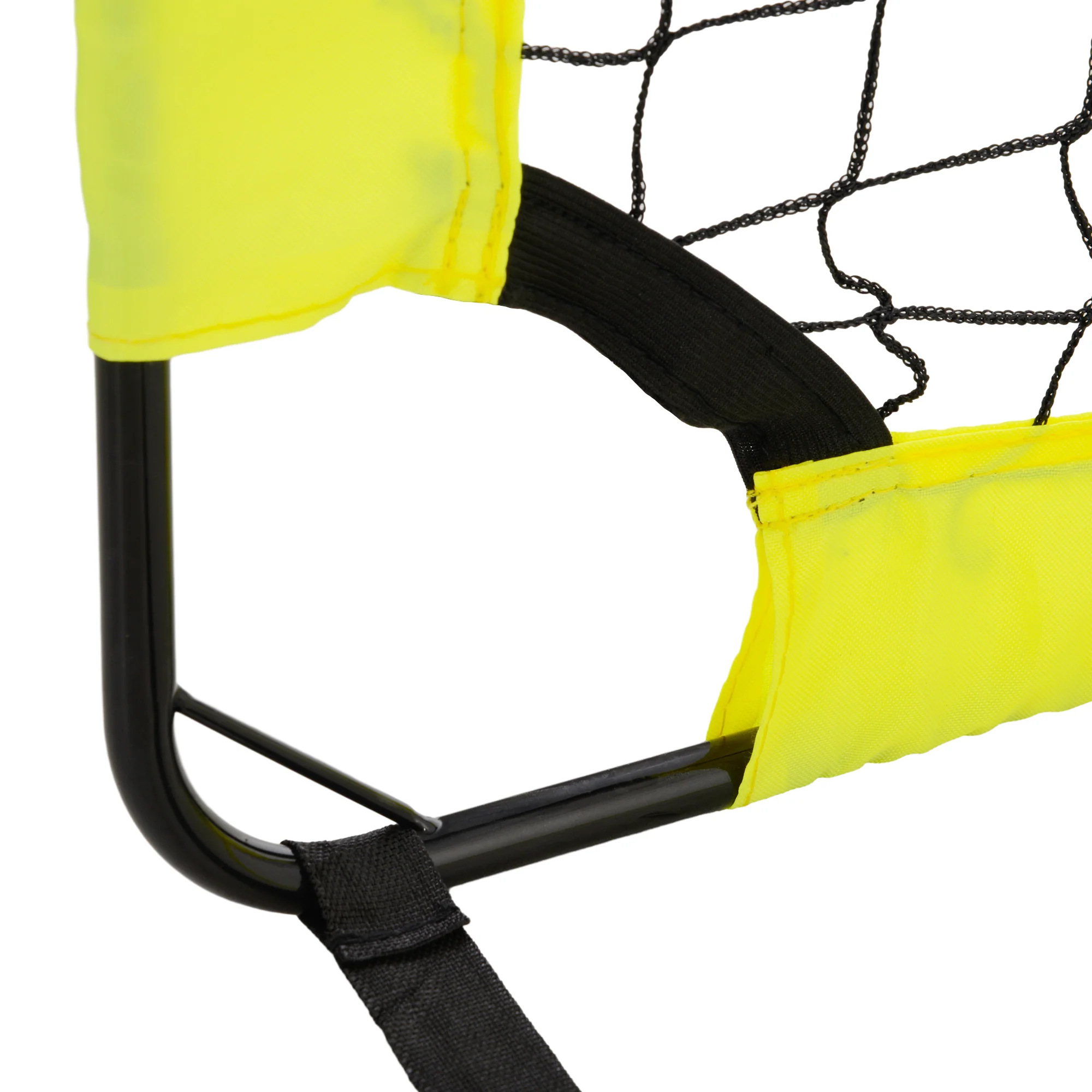 HOMCOM Football Goal Folding Outdoor with All Weather Net 6'x3' Yellow - Image 8