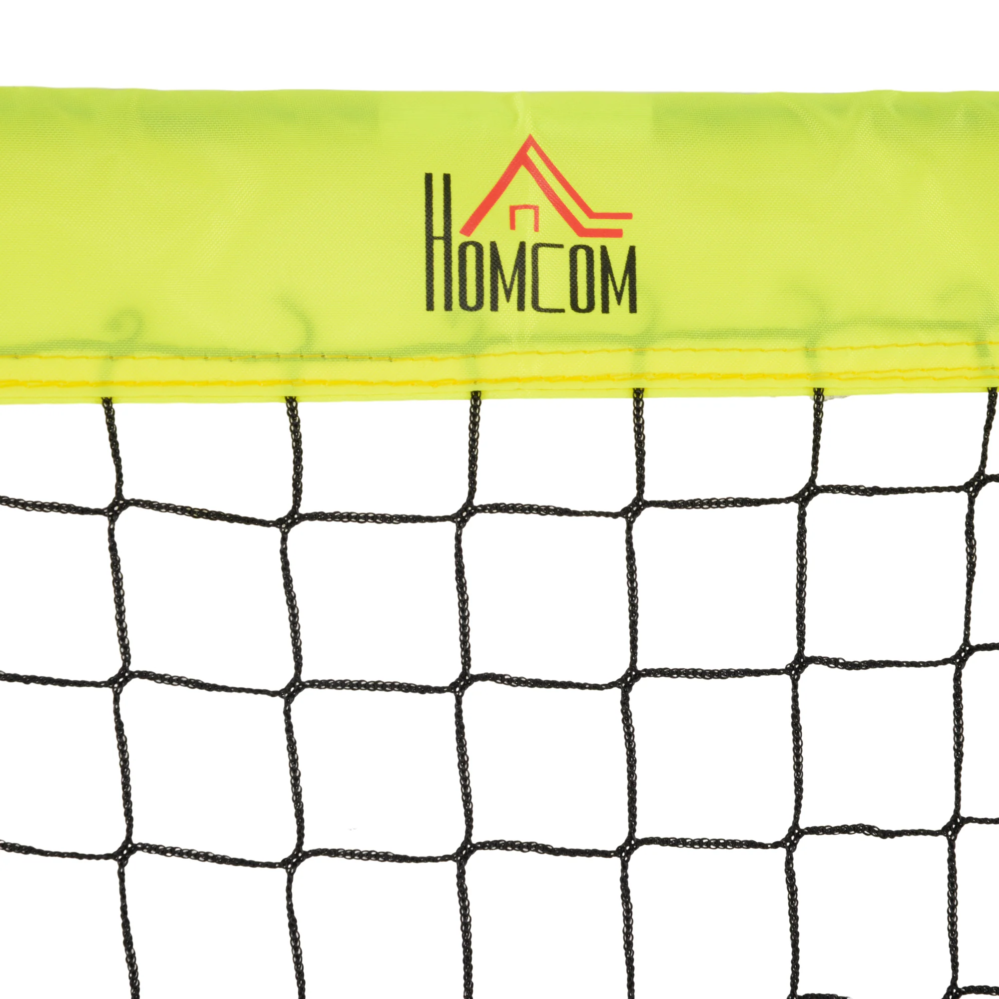 HOMCOM Football Goal Folding Outdoor with All Weather Net 6'x3' Yellow - Image 9
