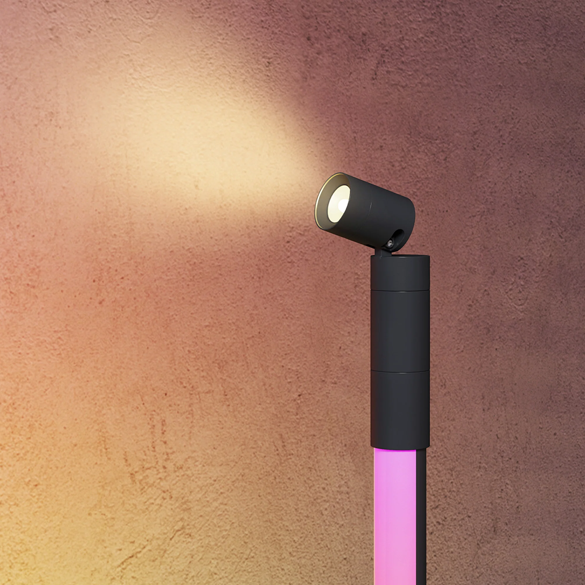 HOMCOM LED Floor Lamp, Corner Floor Lamp App & Remote Control Dark Grey - Image 9