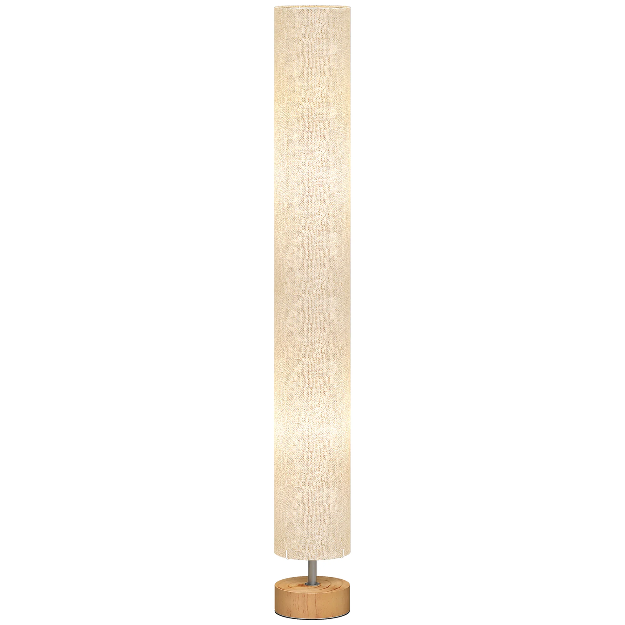 HOMCOM LED Floor Lamp With 3000K/4500K/6500K Colour Temperatures, Grey