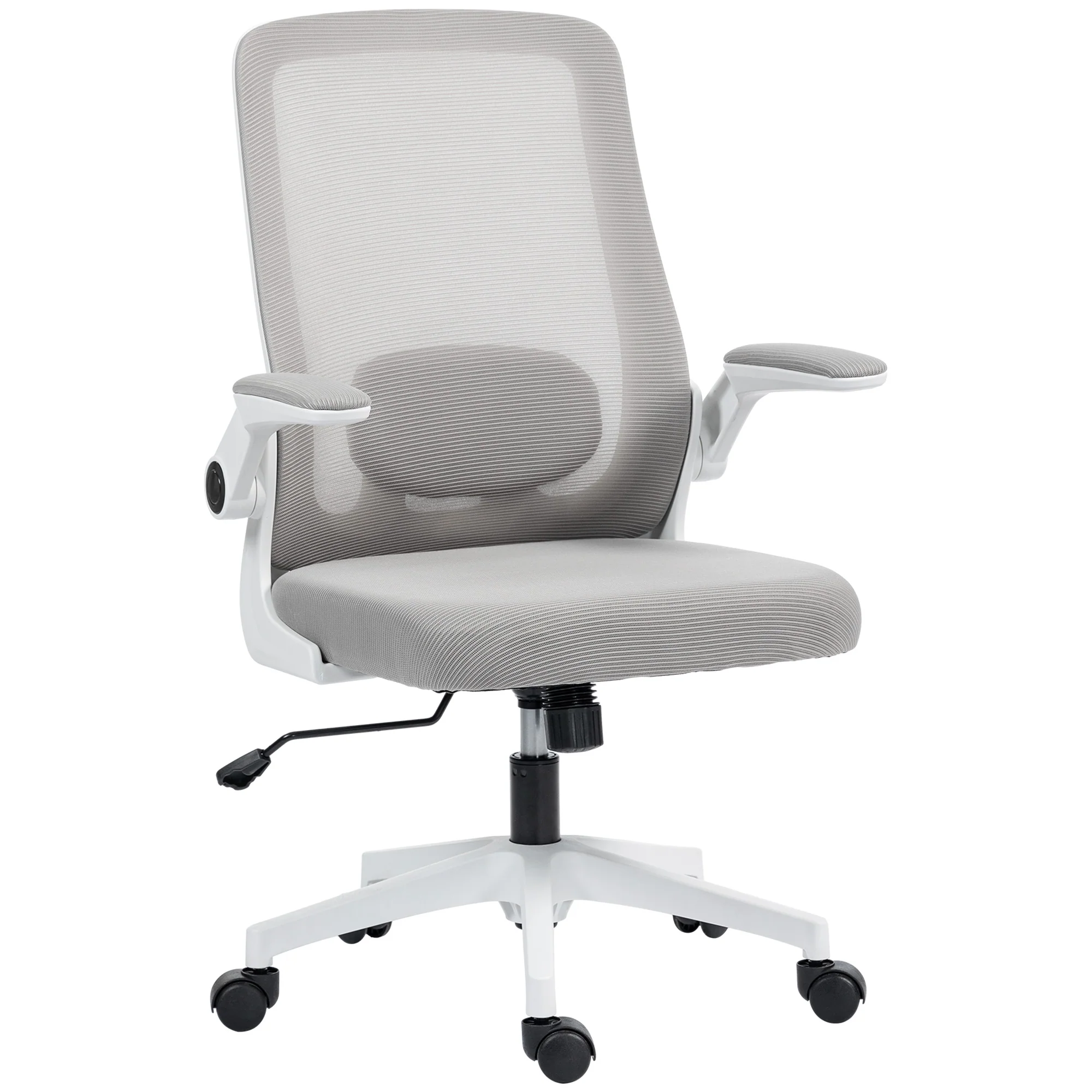 HOMCOM Mesh Desk Chair With Tilt Function, Lumbar Support - Image 10