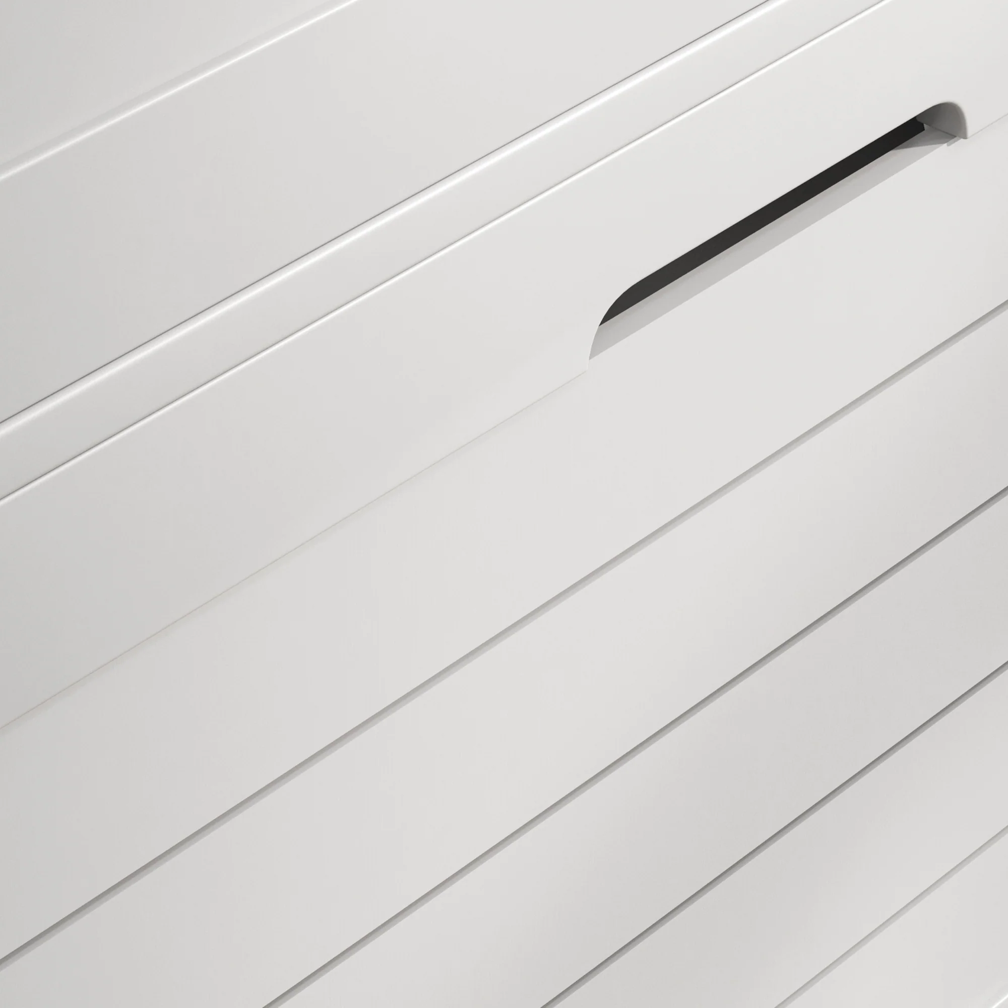 HOMCOM Narrow Shoe Storage Cabinet with 3 Flip Drawers, White - Image 9