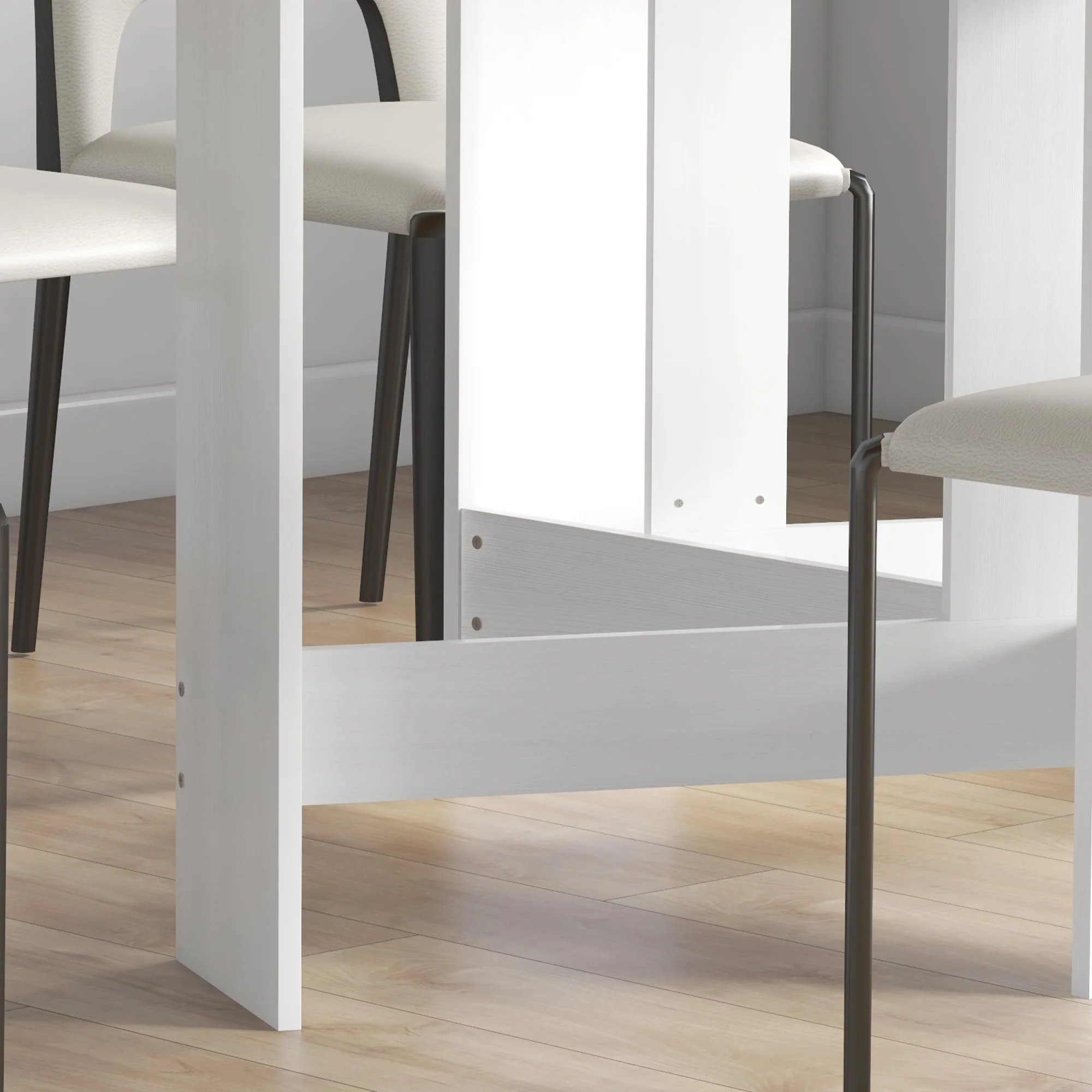 HOMCOM Oval Kitchen Table for Dining Room, Small Space - Image 17