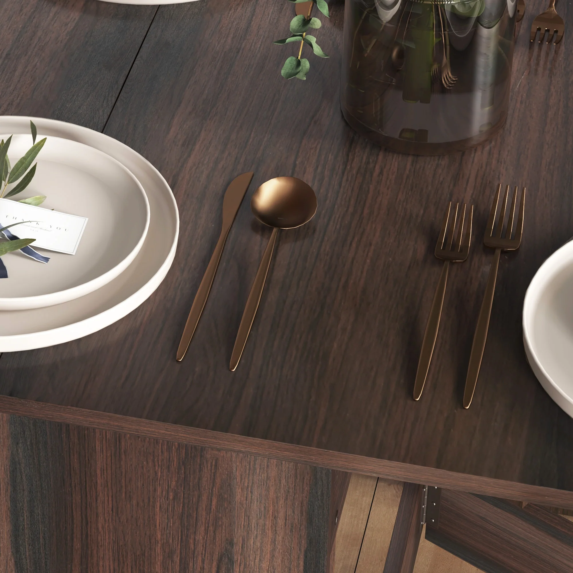 HOMCOM Oval Kitchen Table for Dining Room, Small Space - Image 9