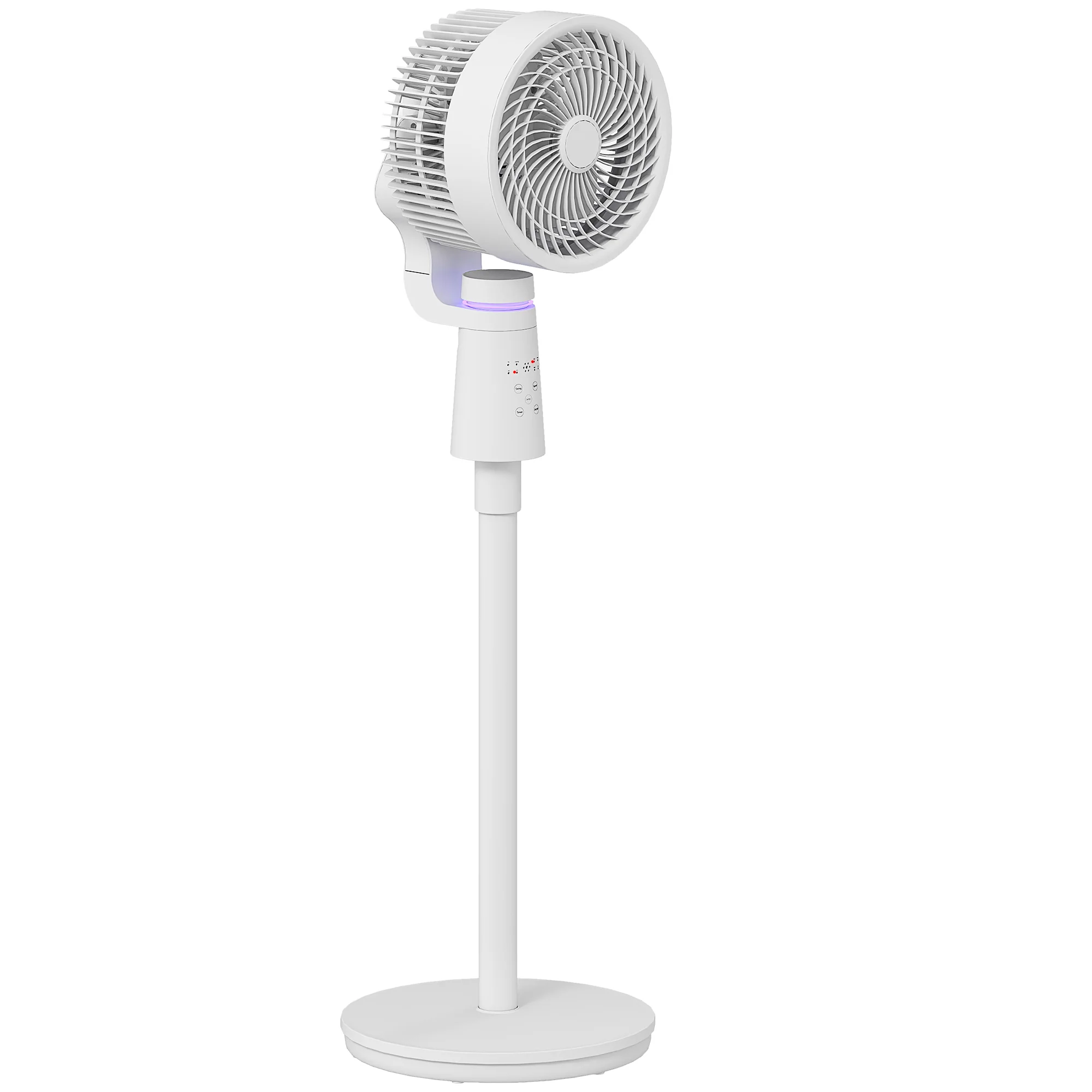 HOMCOM Pedestal Fan, Air Circulation Fan With Oscillating, Tilt - Image 19