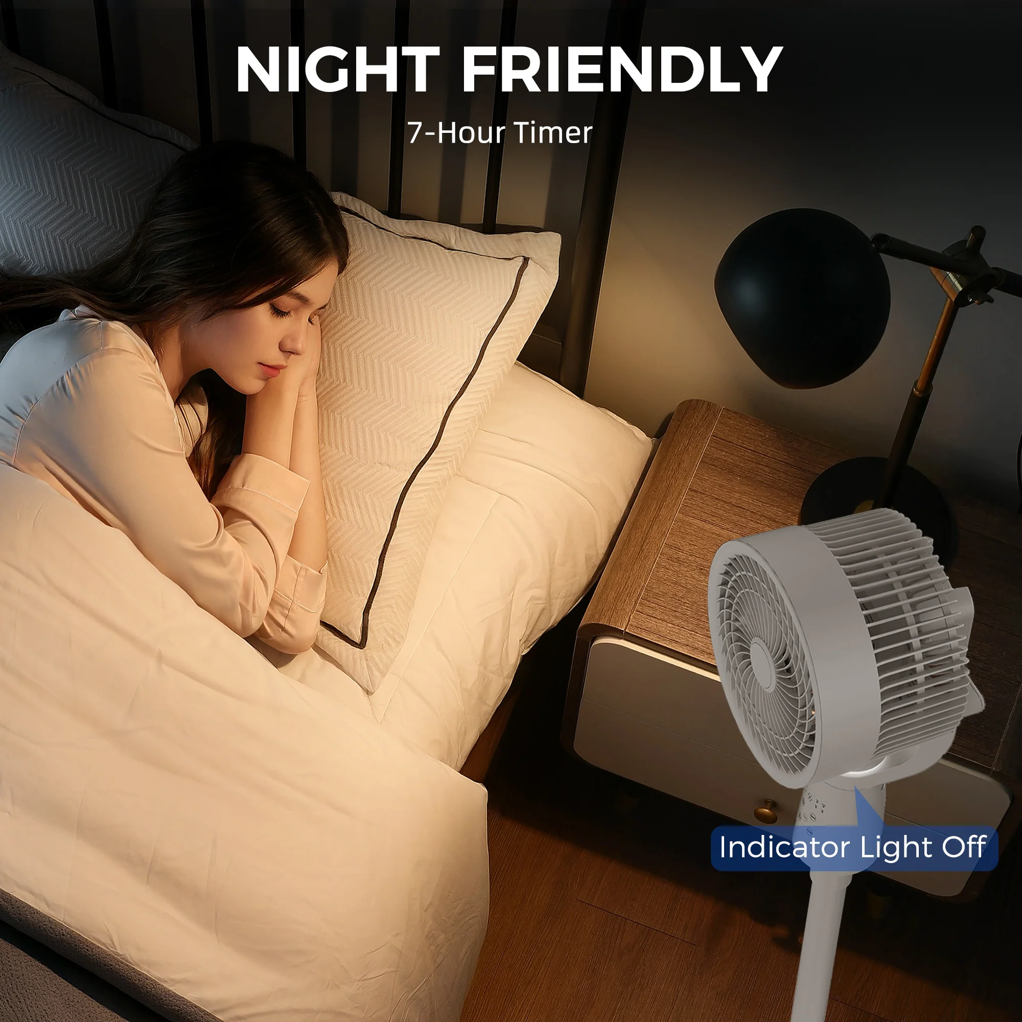HOMCOM Pedestal Fan, Air Circulation Fan With Oscillating, Tilt - Image 24