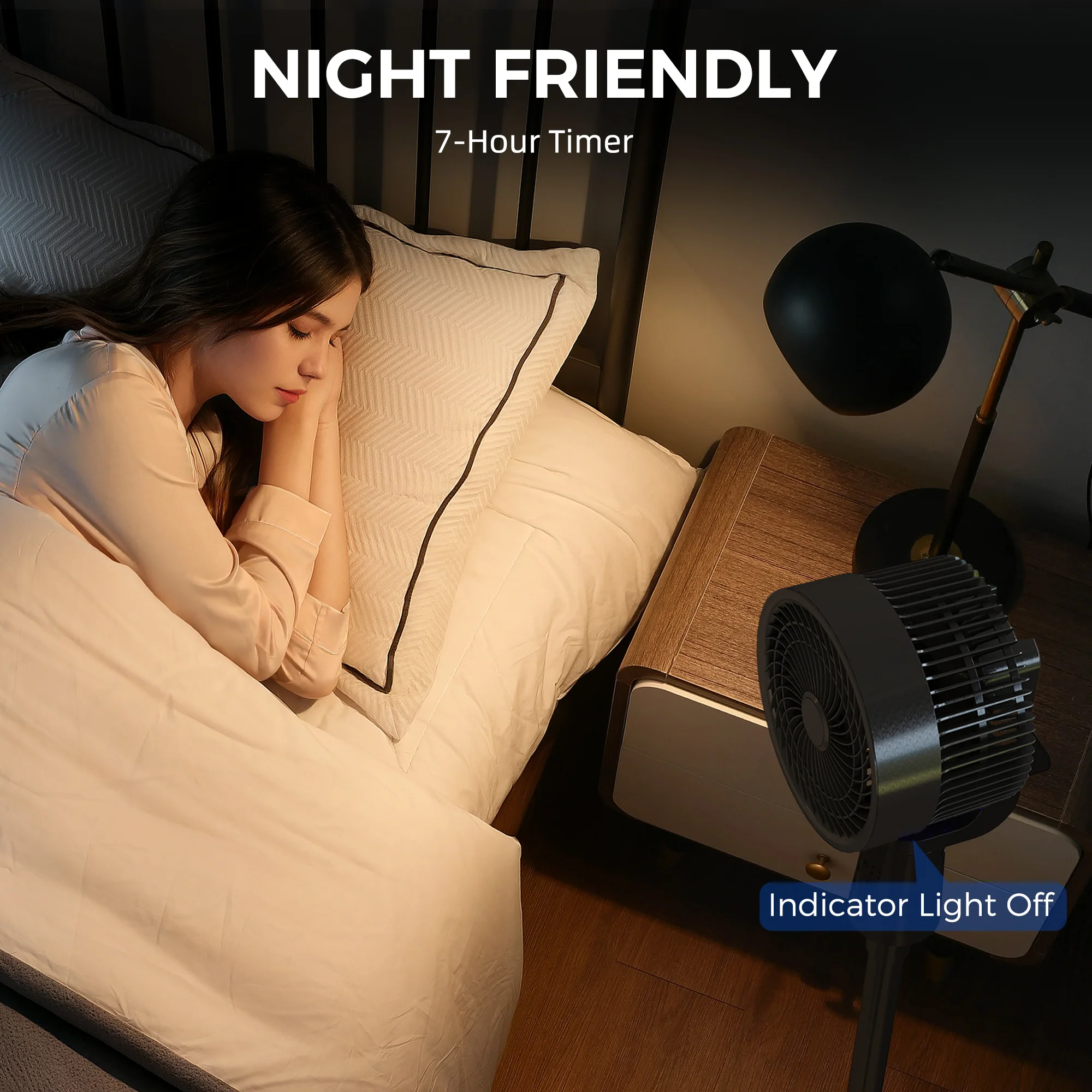 HOMCOM Pedestal Fan, Air Circulation Fan With Oscillating, Tilt - Image 6