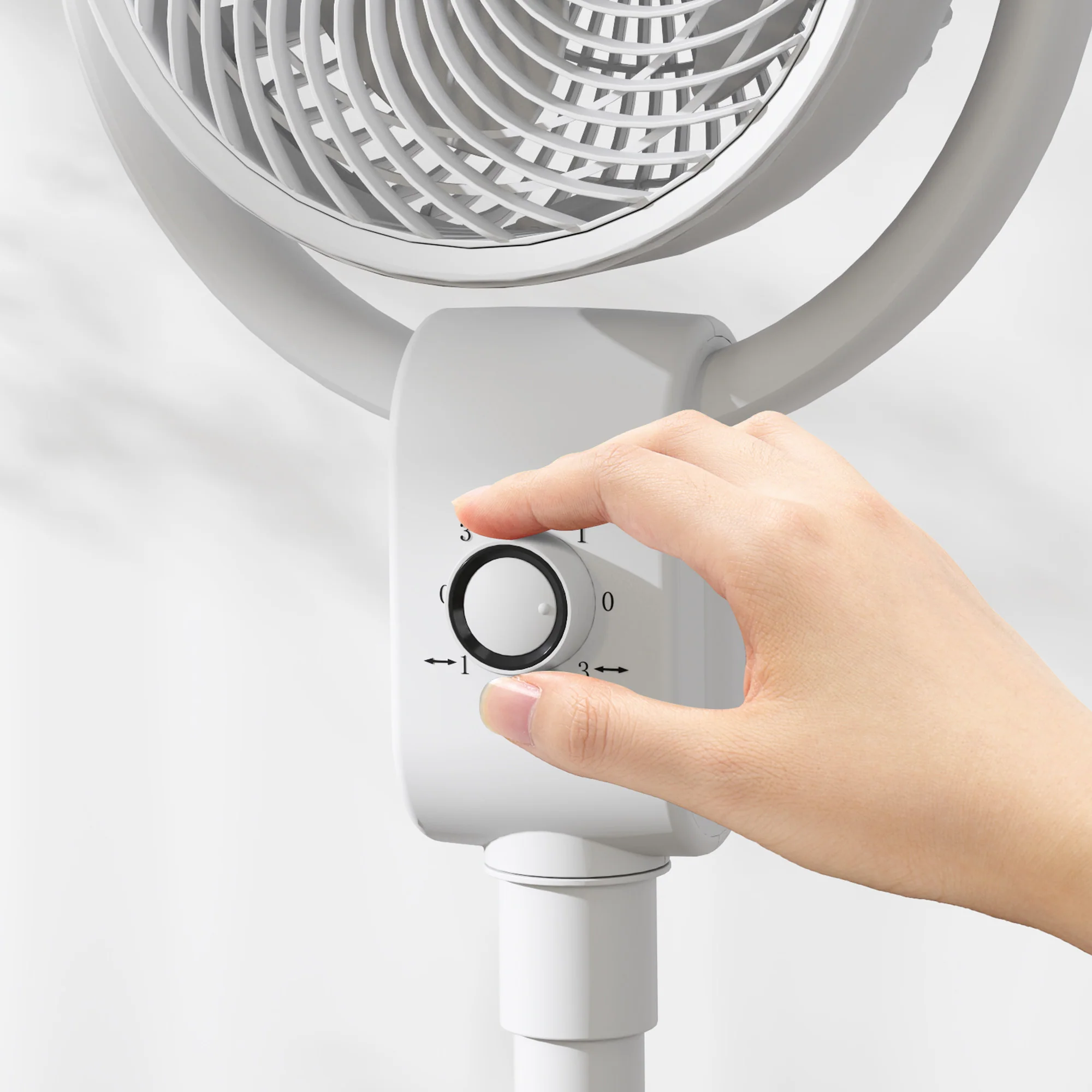 HOMCOM Pedestal Fan, Air Circulation Fan With Oscillating, Tilt, For Home - Image 9