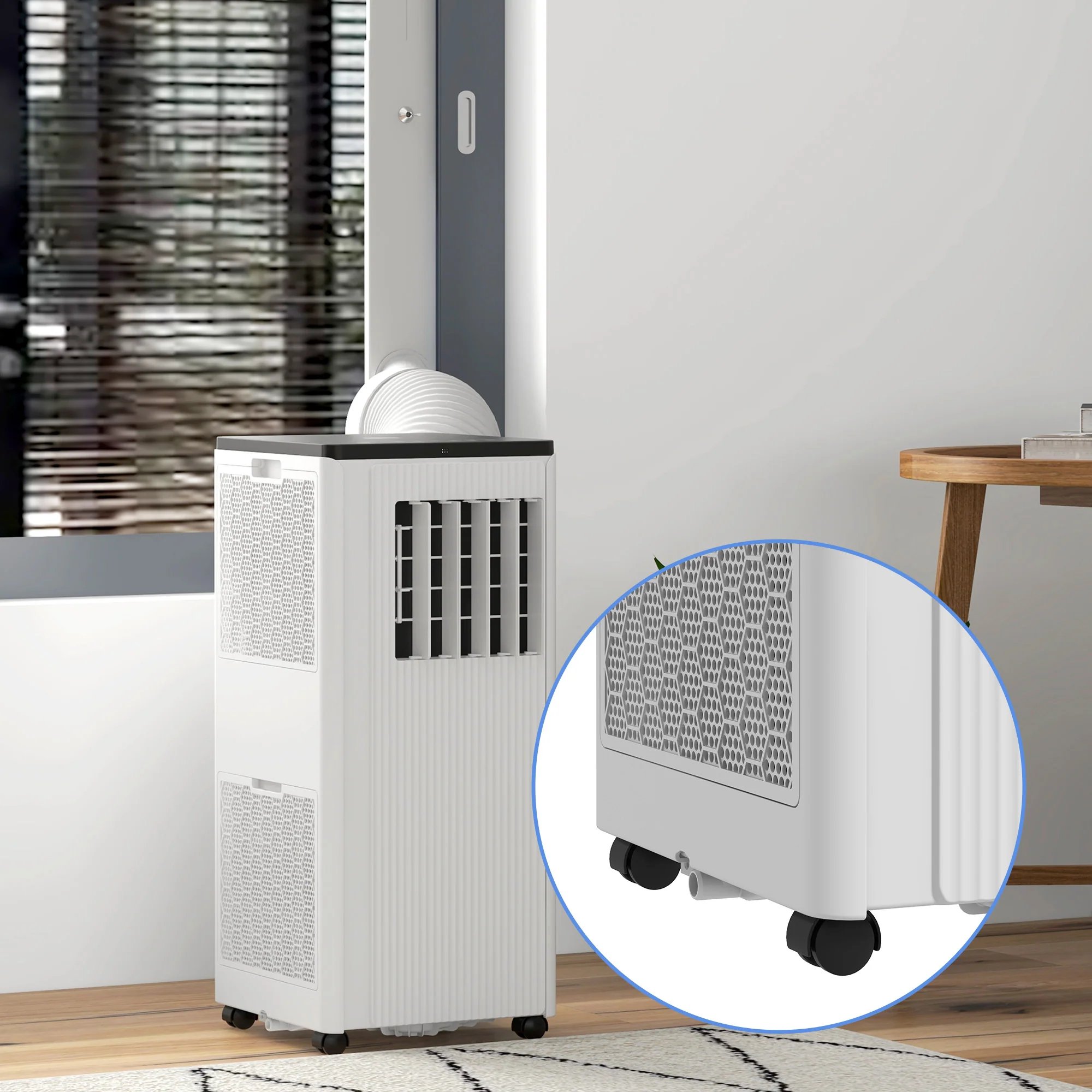 HOMCOM Portable Air Conditioner With App Control, Sleep Mode - Image 8