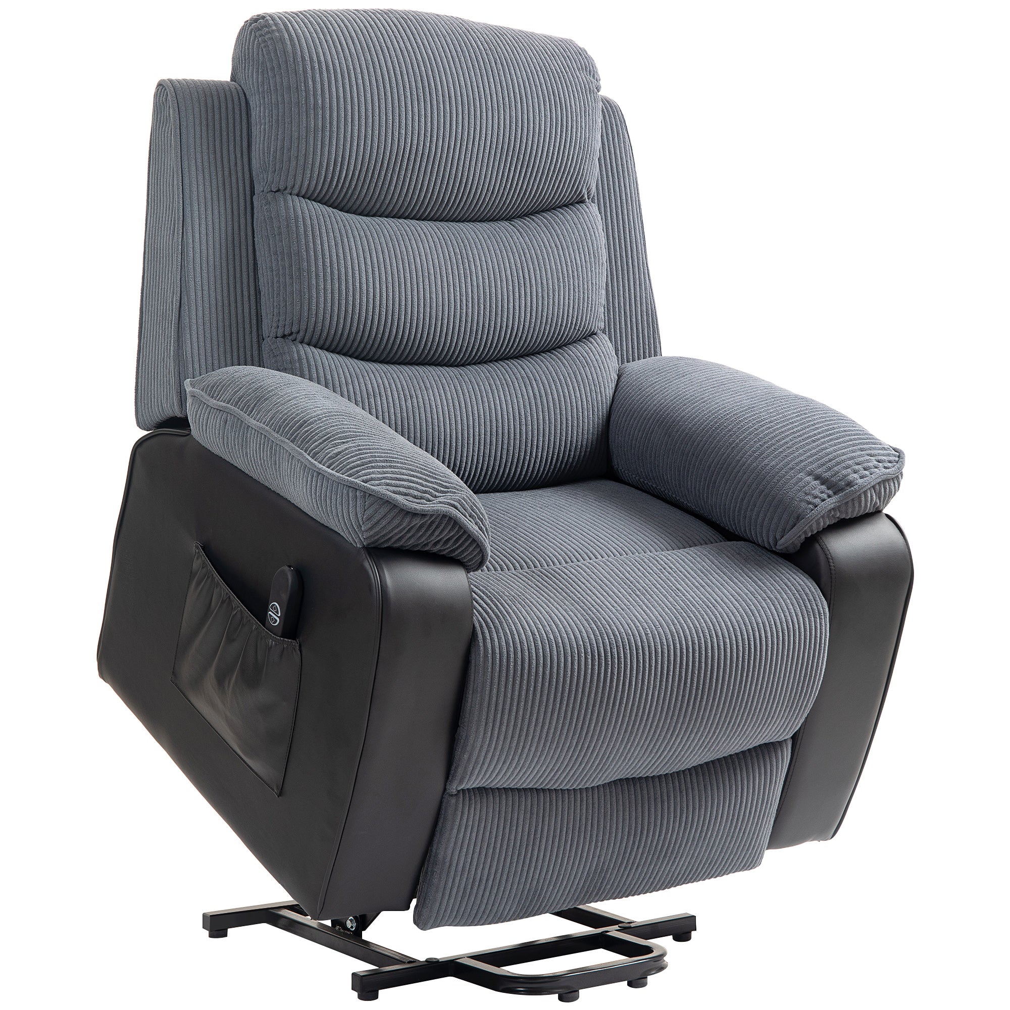 HOMCOM Power Lift Riser and Recliner Chair with Remote Control - Image 10