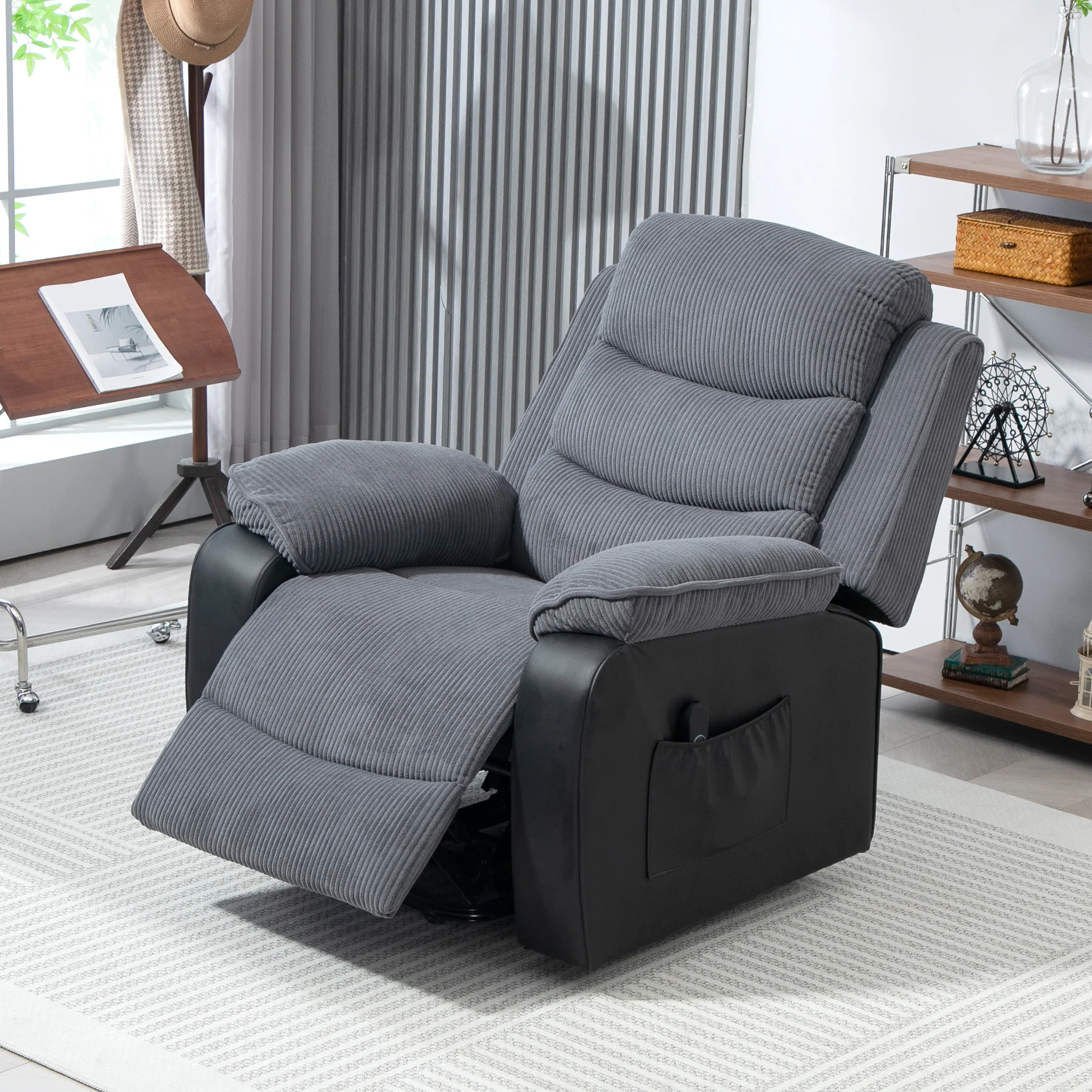 HOMCOM Power Lift Riser and Recliner Chair with Remote Control - Image 18