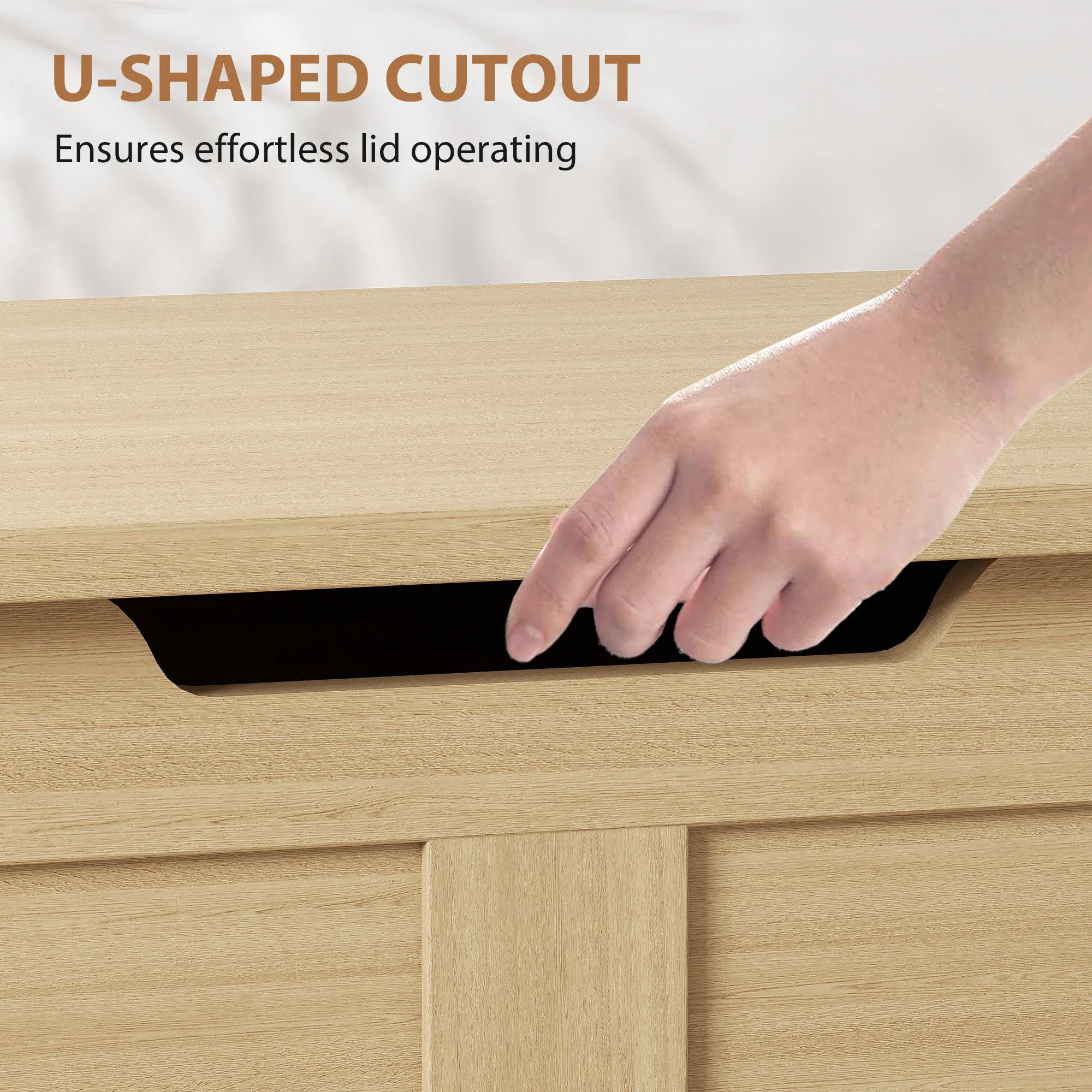 HOMCOM Storage Trunk For Living Room, With Safety Hinges 80cm - Image 24