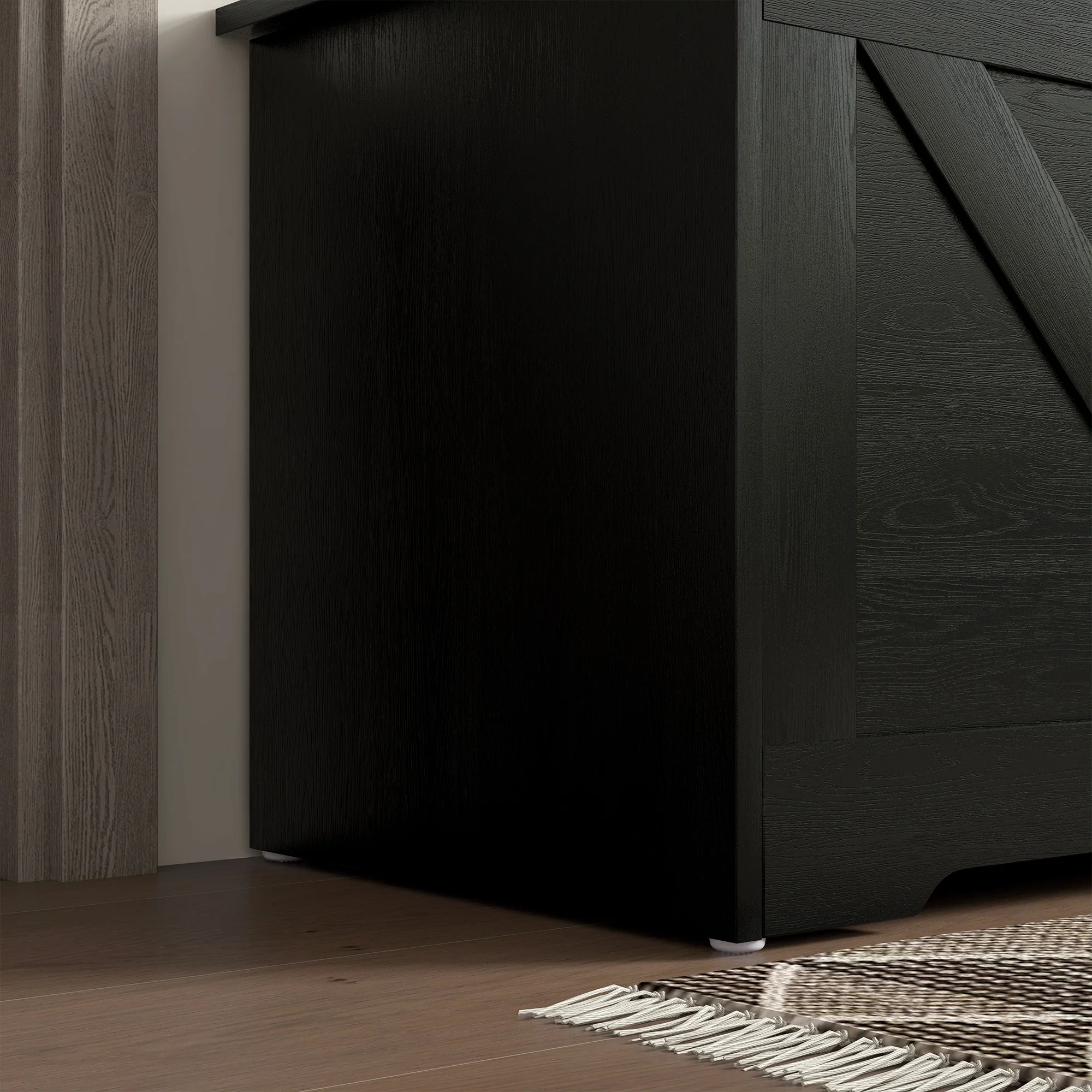 HOMCOM Storage Trunk For Living Room, With Safety Hinges 80cm - Image 9