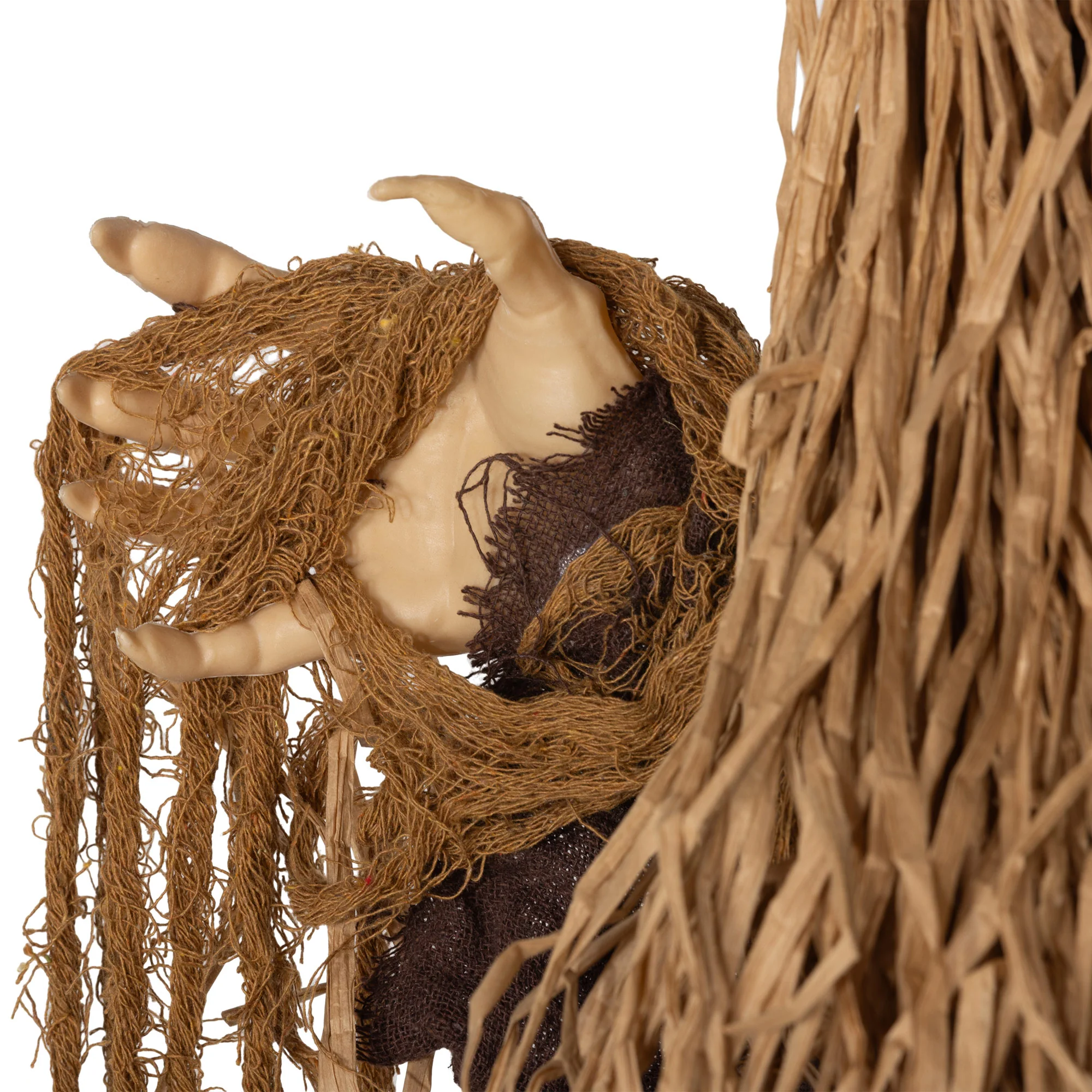 HOMCOM Straw Pumpkin Halloween Prop for Indoor Outdoor Decoration - Image 9