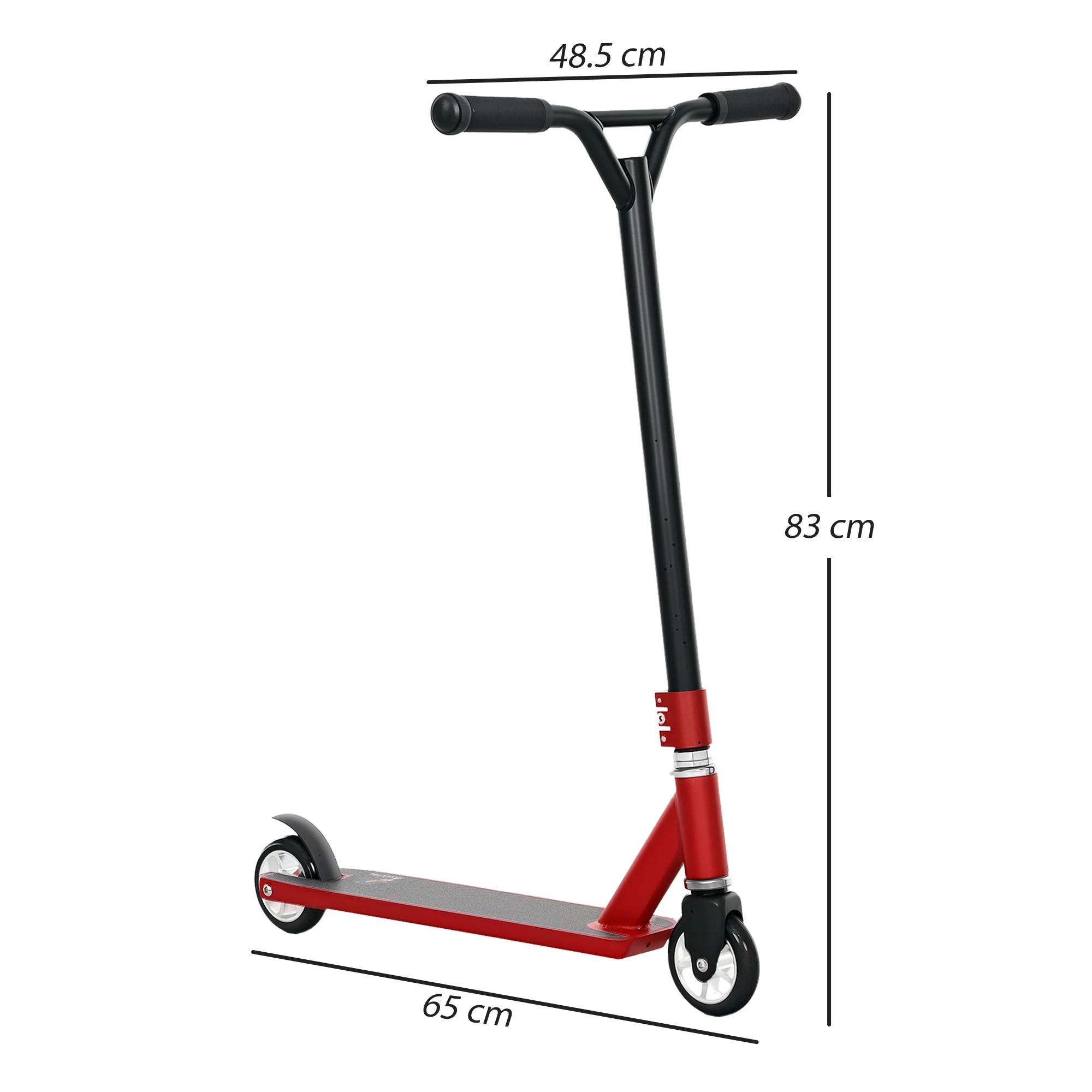 HOMCOM Stunt Scooter Entry Level Tricks Scooter For 14+ Beginners - Image 5