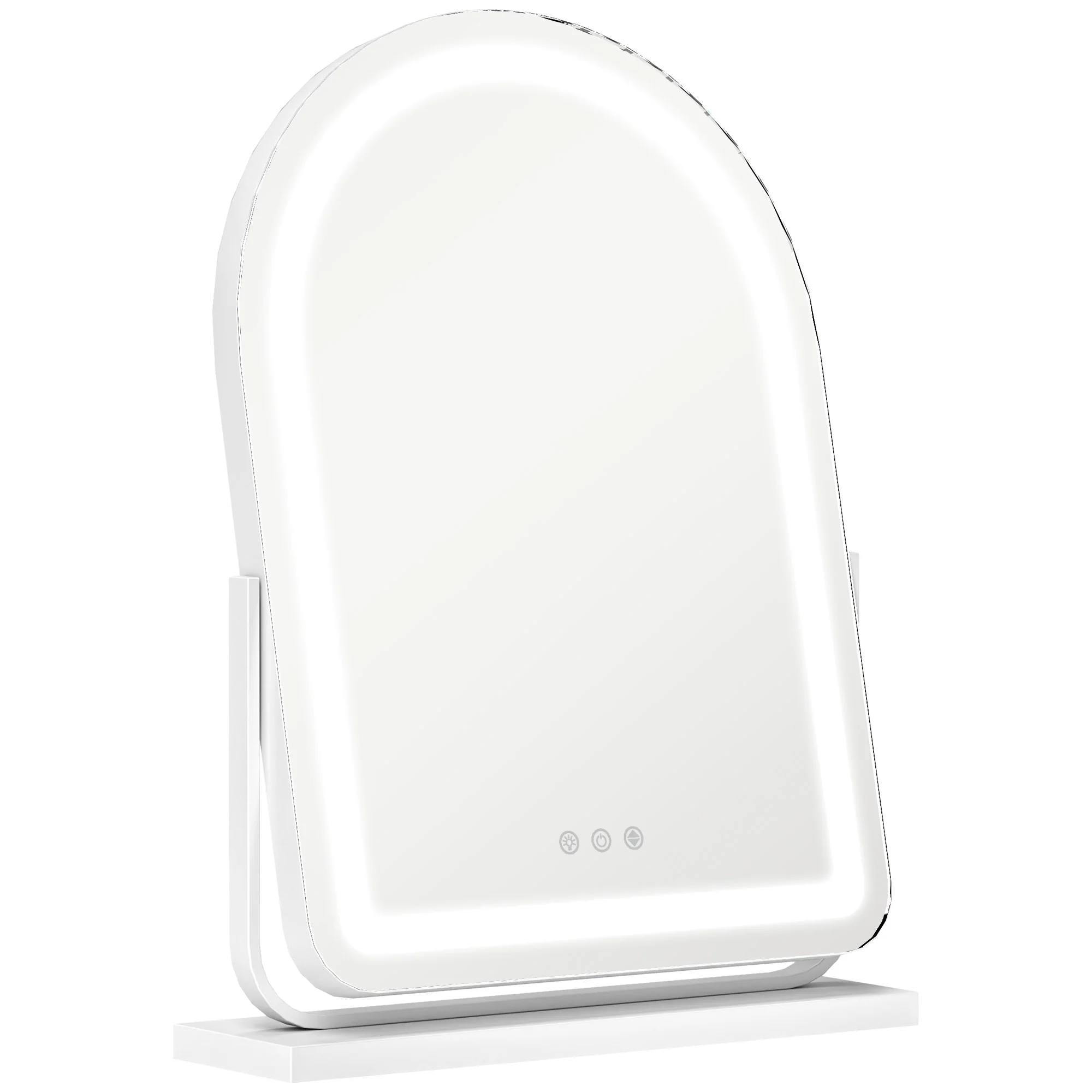 HOMCOM Vanity Mirror with Lights, 3 Colour, 360° Rotation, Touch Screen - Image 10