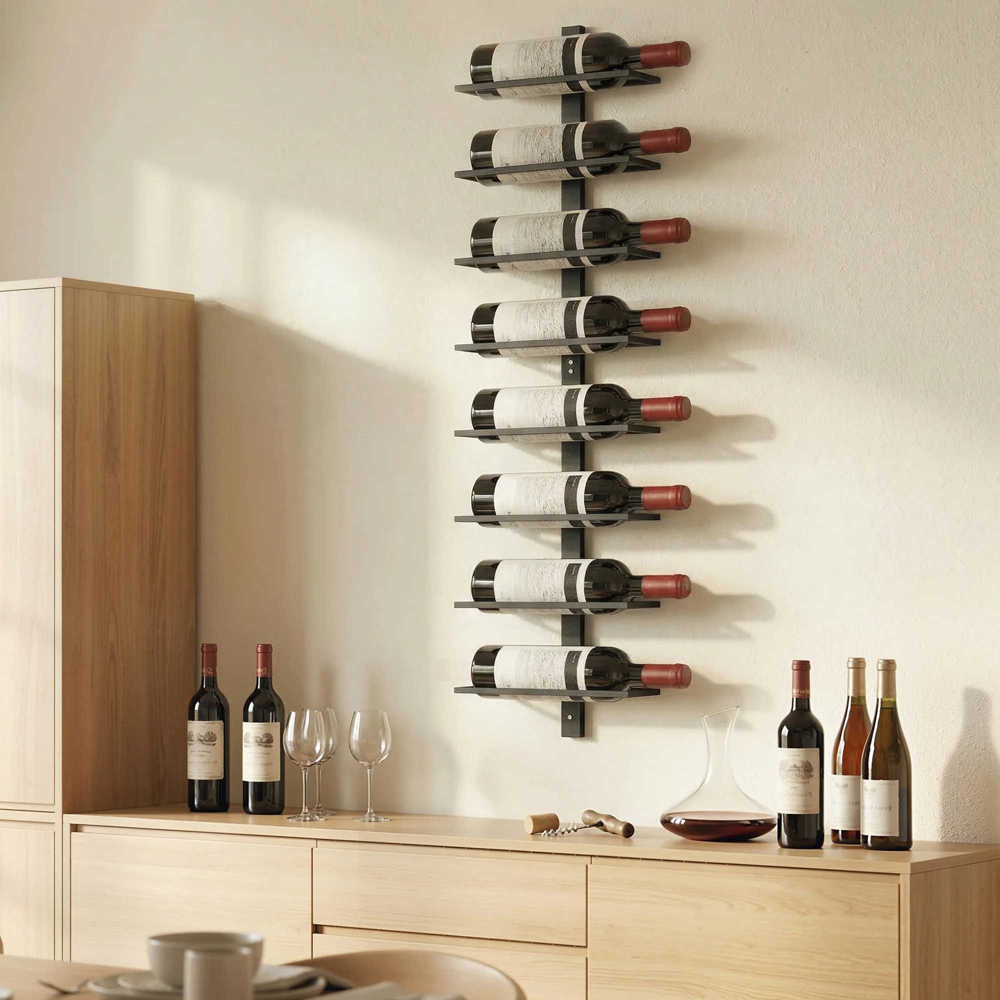 HOMCOM Wall Mount Wine Rack - Image 16
