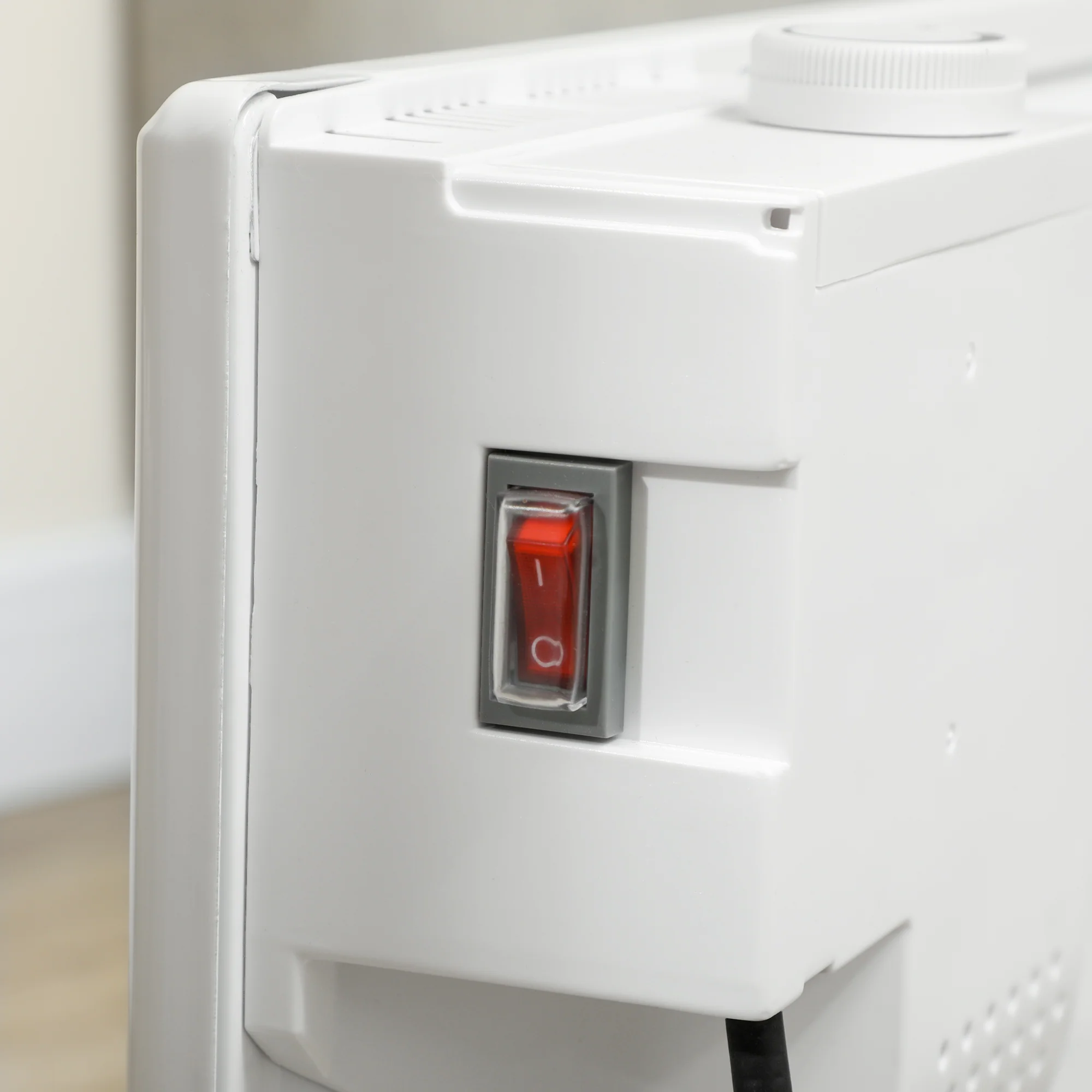 HOMCOM White 1500W Panel Heater, Low Energy Electric Heater For Home - Image 7
