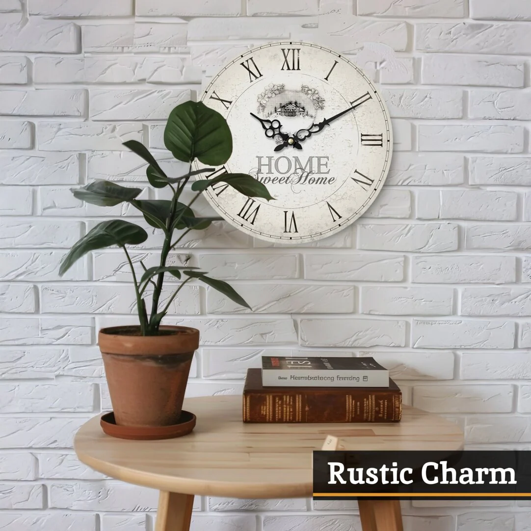 Home Sweet Home Wall Clock 34cm - Image 4
