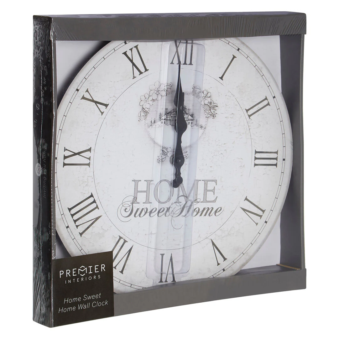 Home Sweet Home Wall Clock 34cm - Image 7