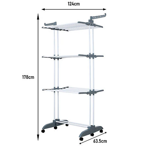Homefront Clothes Airer Dryer - Lightweight & Foldable Design - Suitable For Indoor Or Outdoor Use - Image 4