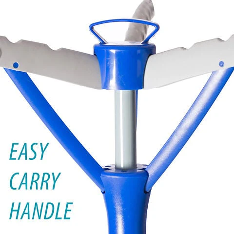 Homefront Clothes Rail Airer Drier Two Tier, Portable Clothes Horse Hanger Rotary Tripod Design, Folds Flat for Storage - Image 5