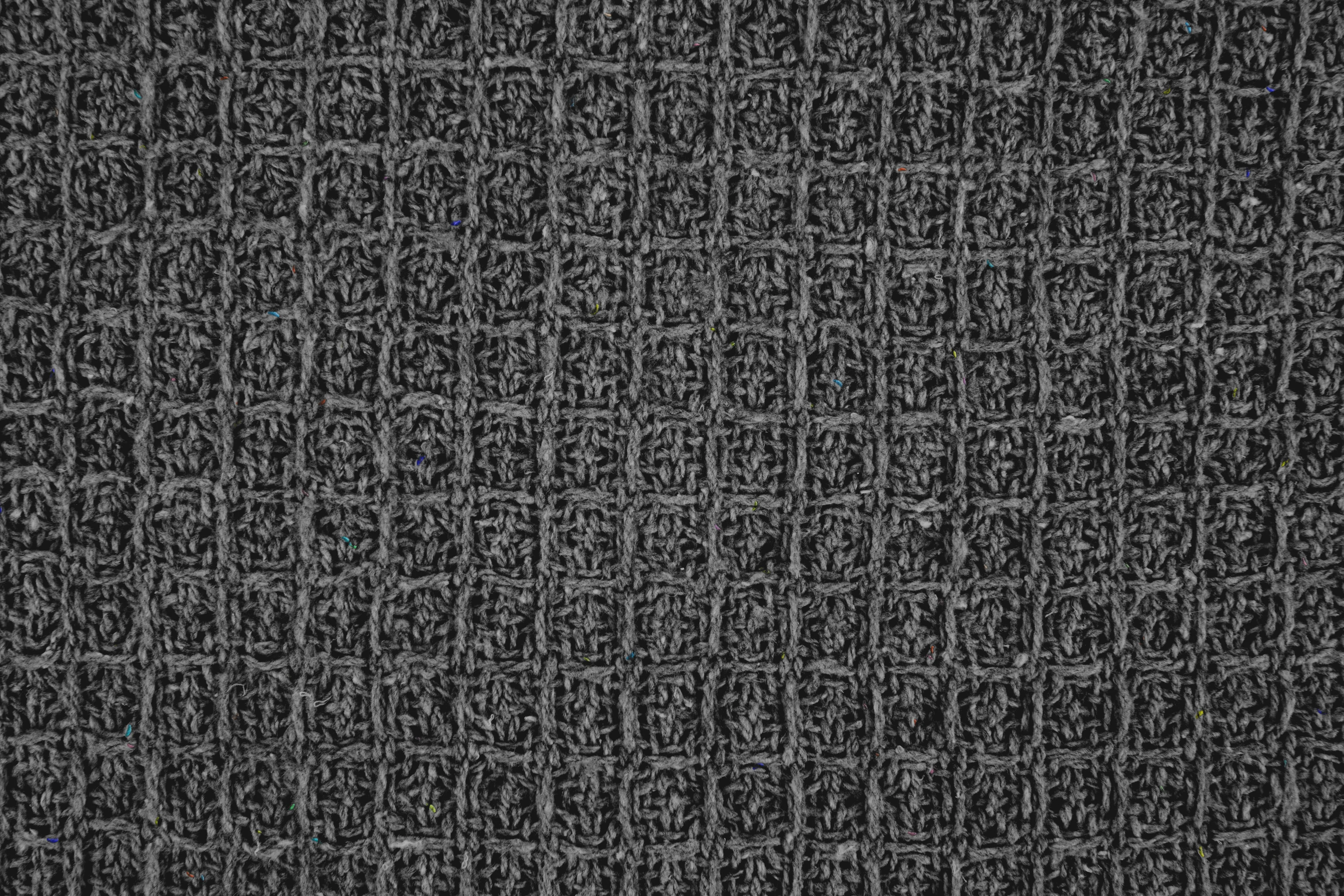 Honeycomb - Recycled Cotton Throw In Charcoal (70x100") - Image 4