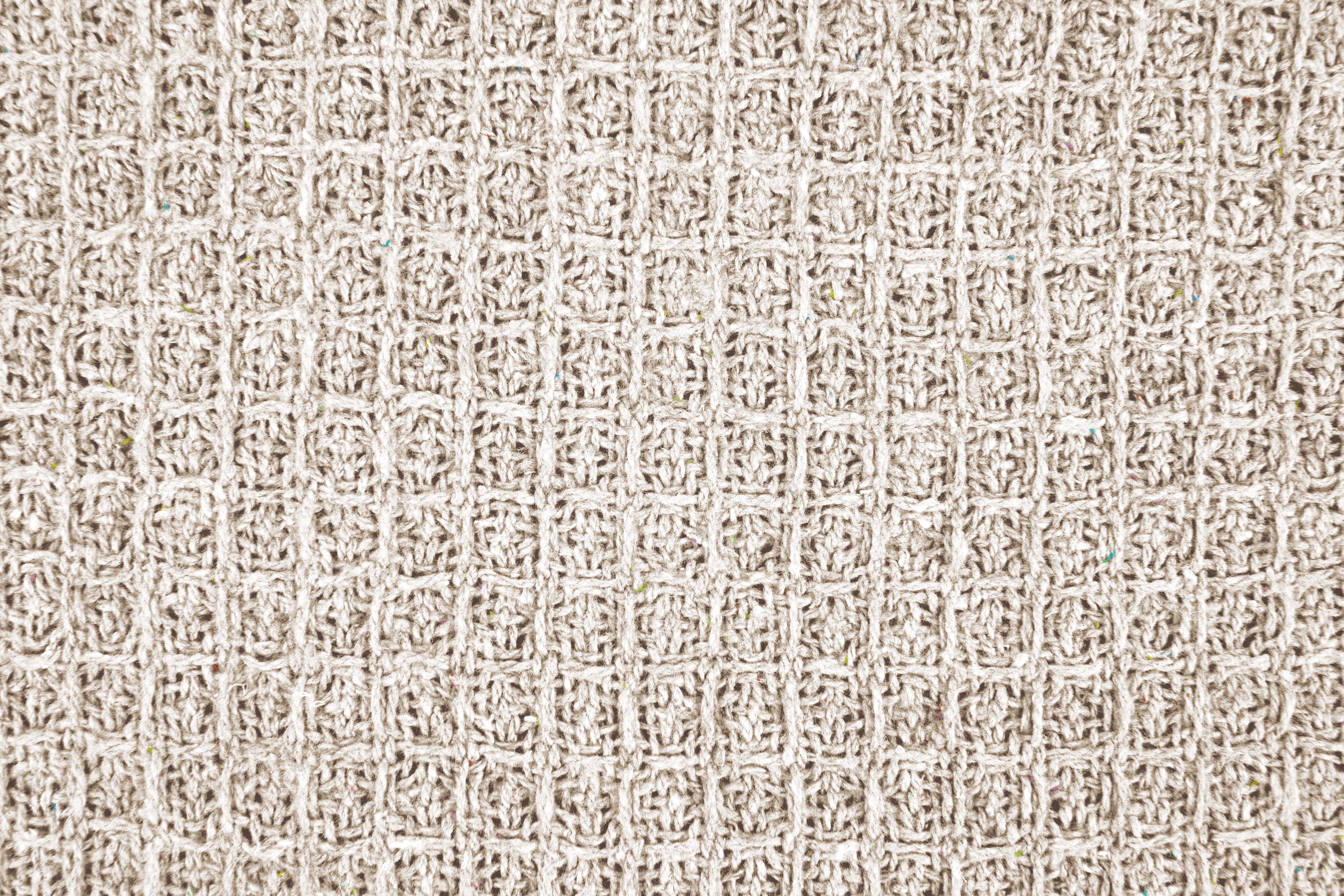 Honeycomb - Recycled Cotton Throw In Ivory (50x60") - Image 4
