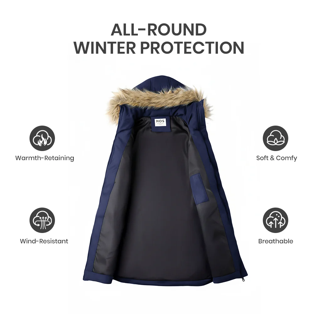Hooded Mid-length Quilted Padded Gilet Sleeveless Coat - Image 7