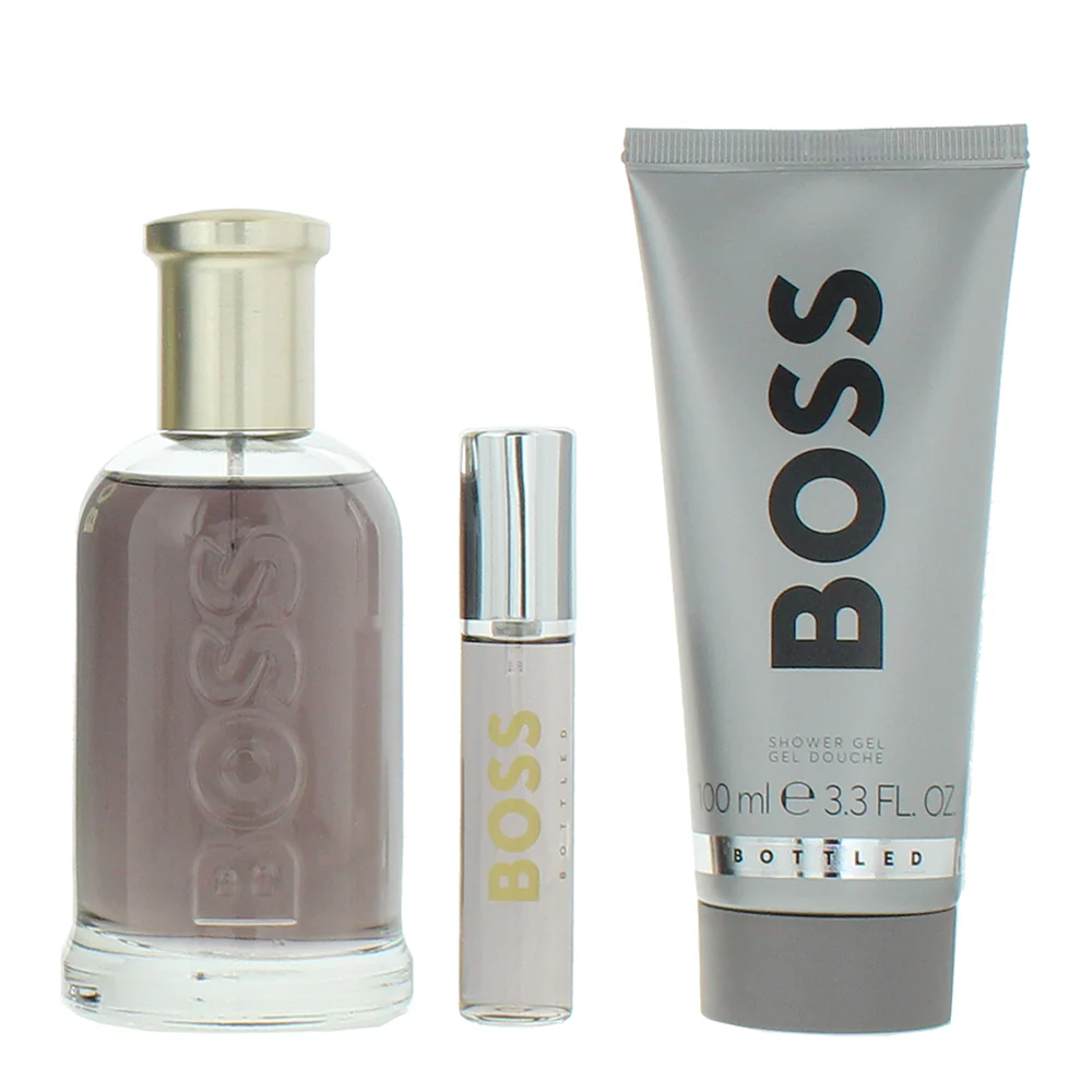 Hugo Boss Bottled 3 Piece Gift Set: Eau De Parfum 100ml - Eau De Parfum 10ml - S - Image 2