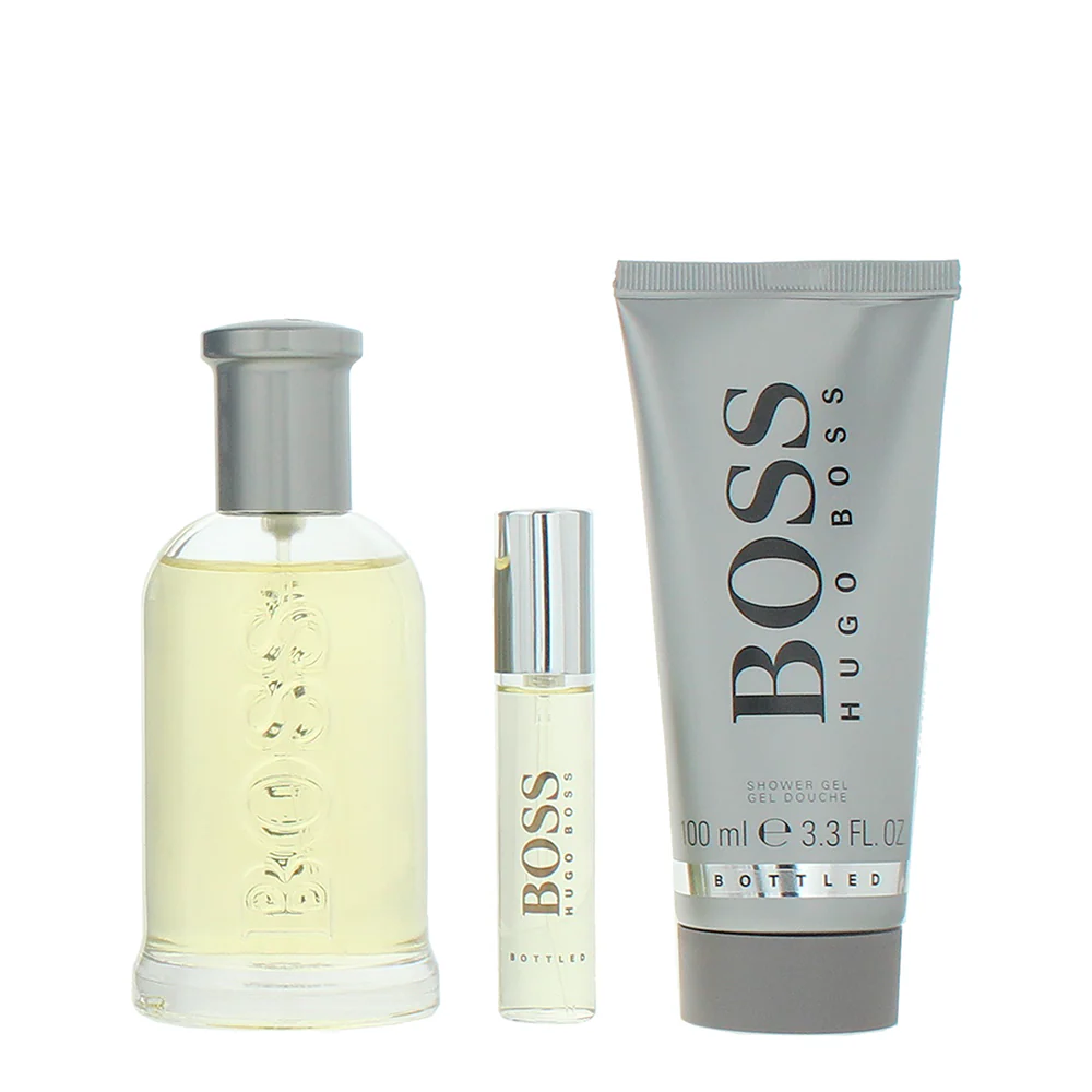 Hugo Boss Bottled 3 Piece Gift Set: Eau De Toilette 100ml - Eau De Toilette 10ml - Image 2