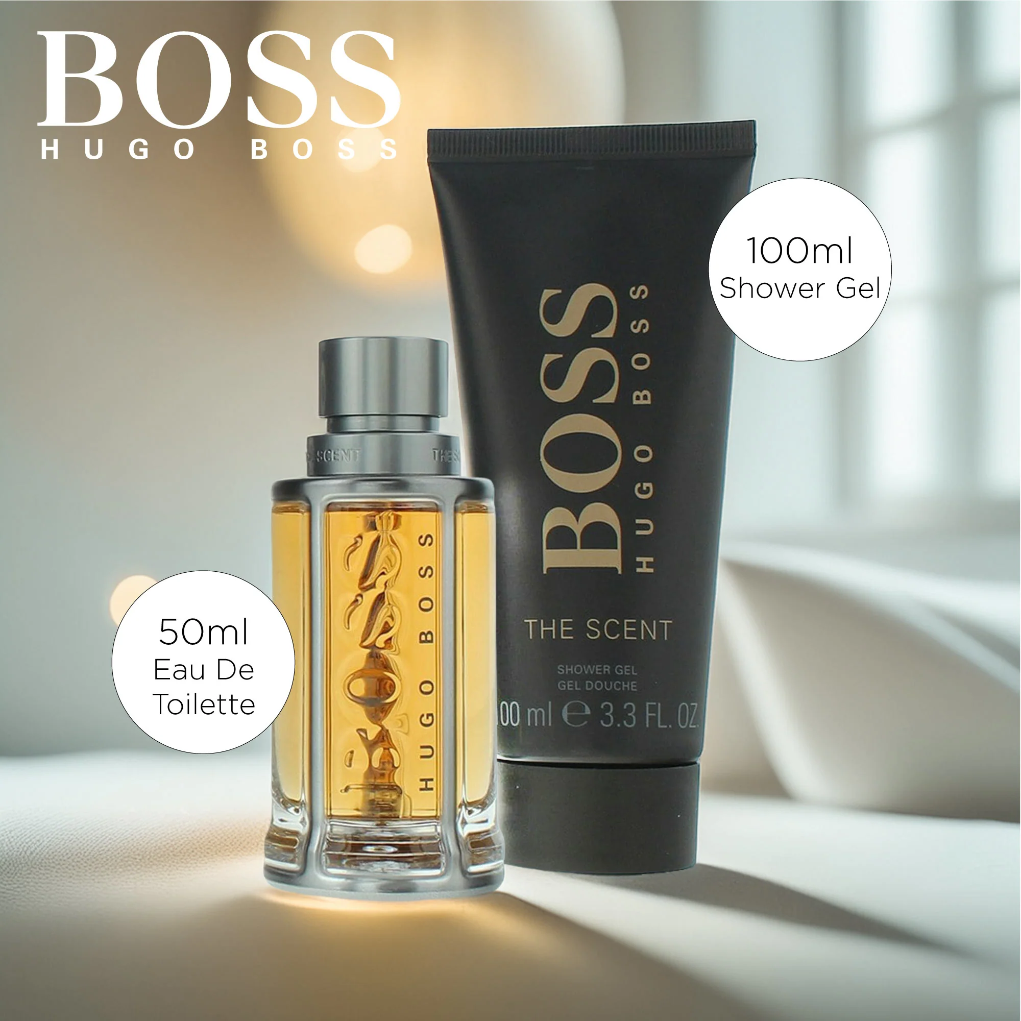 Hugo Boss The Scent 2 Piece Gift Set: Eau de Toilette 50ml - Shower Gel 100ml - Image 6