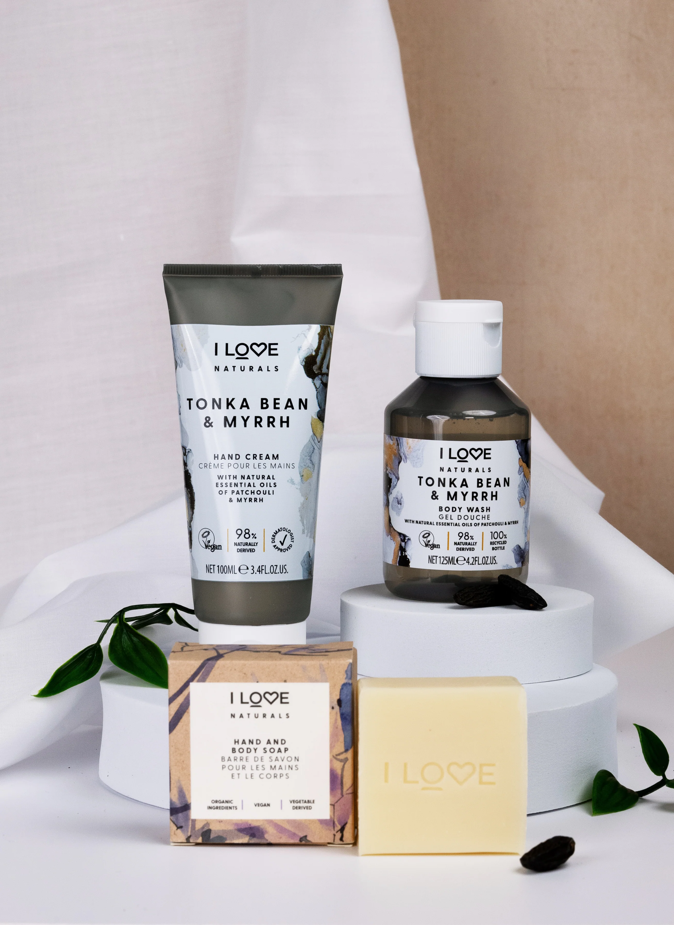 I Love Natural Trio Hand & Body Kit - Image 2