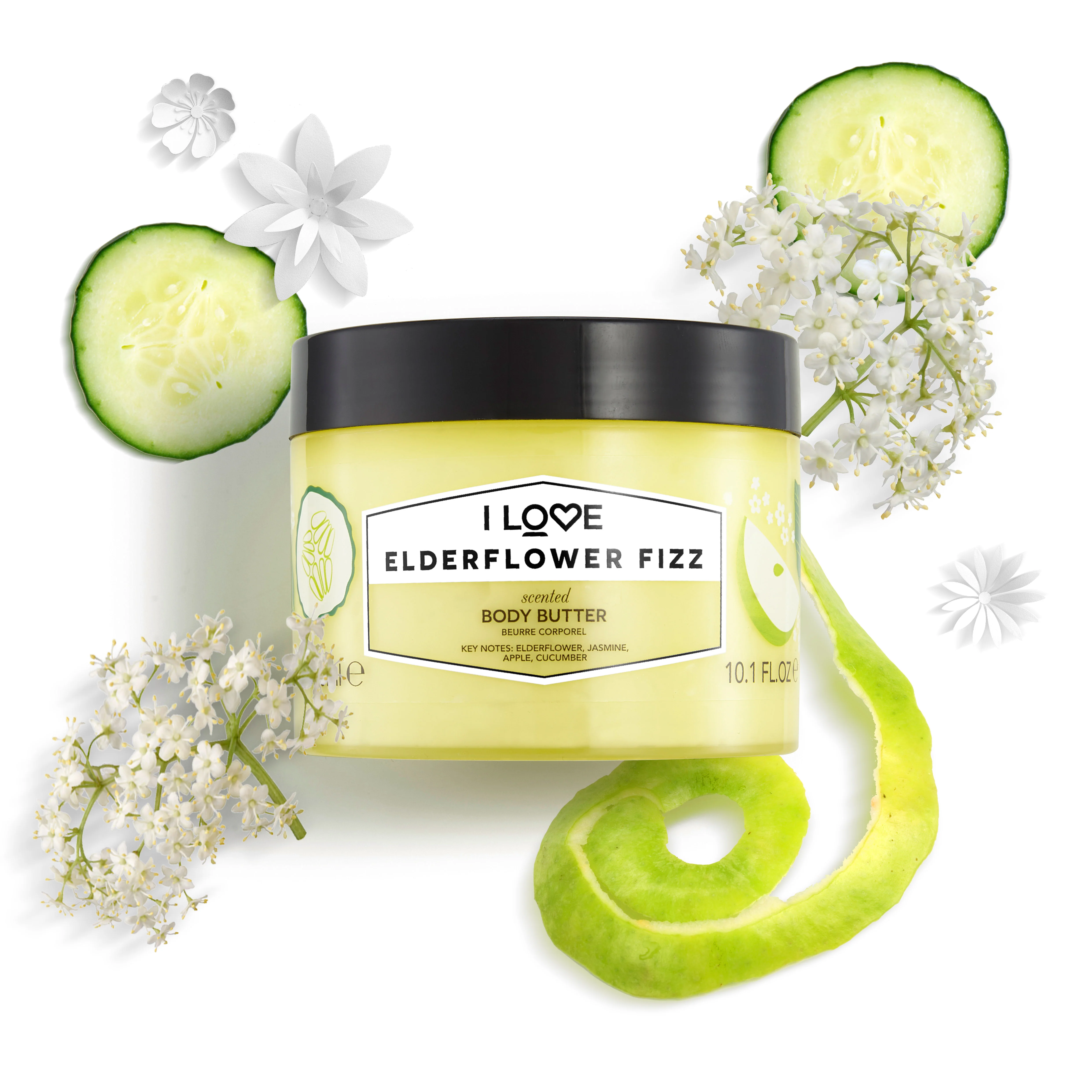 I Love Signature Indulgent Body Butter Elderflower Fizz 330ml - Image 2