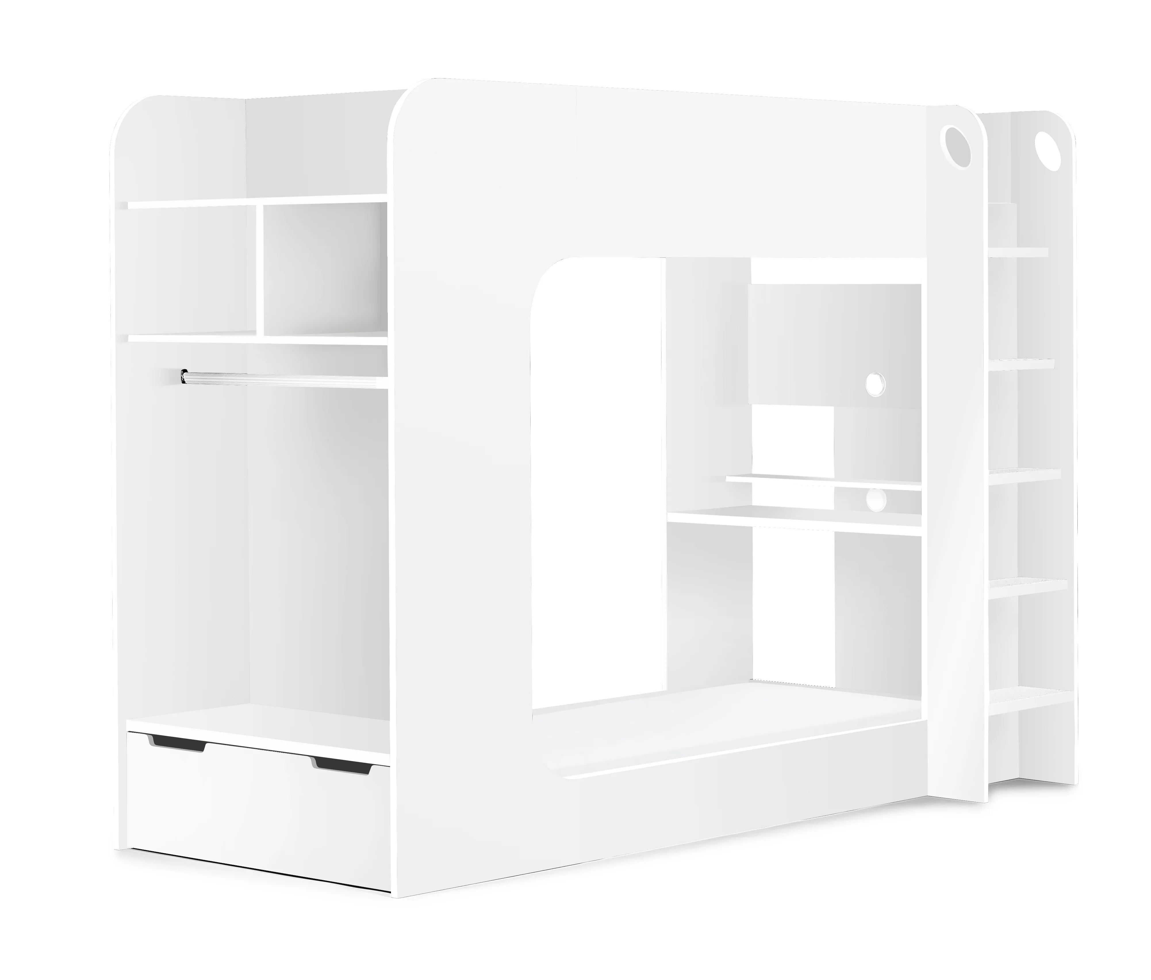 Vortex Gaming Bunk All White - Image 2