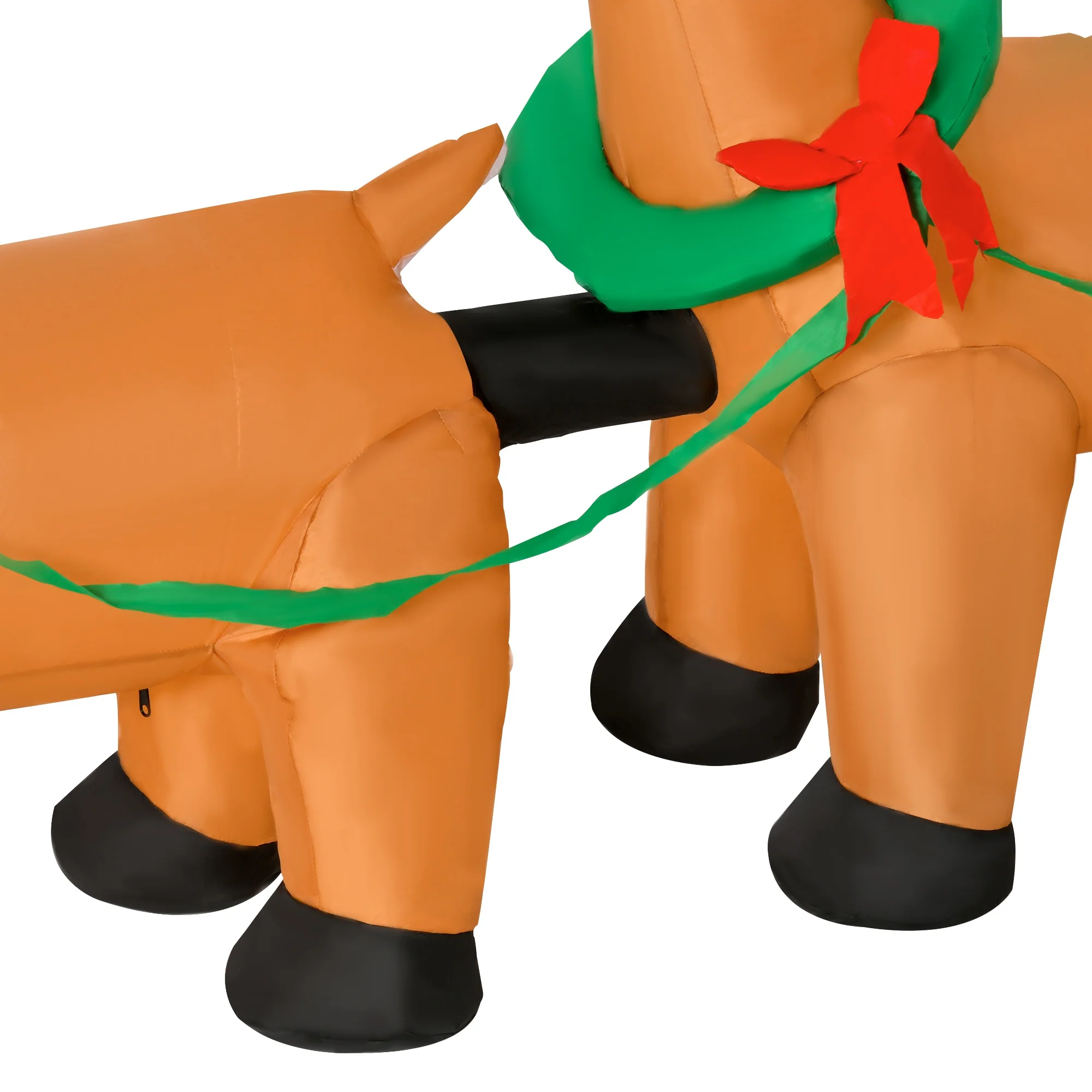 Inflatable Santa Claus On Sleigh - Image 7