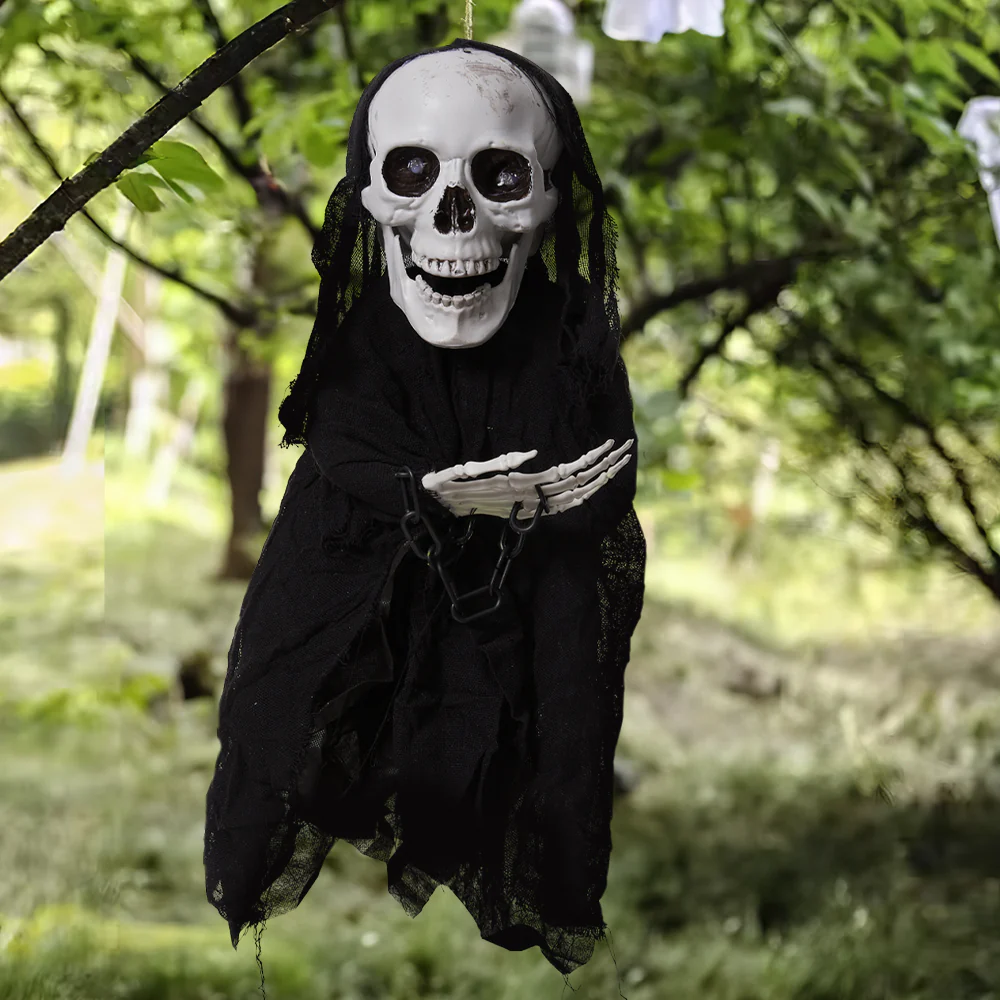 Interactive Hanging Skeleton Ghost - Image 2