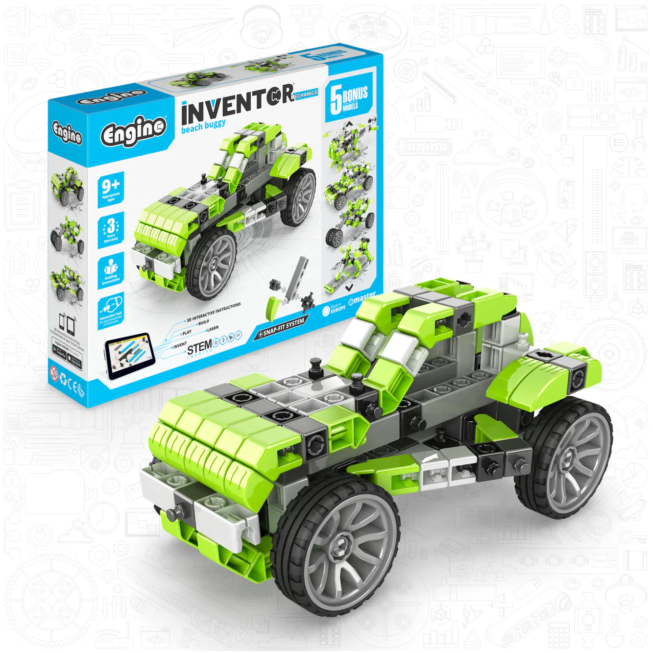 Inventor Mechanics Beach Buggy W 5 Models