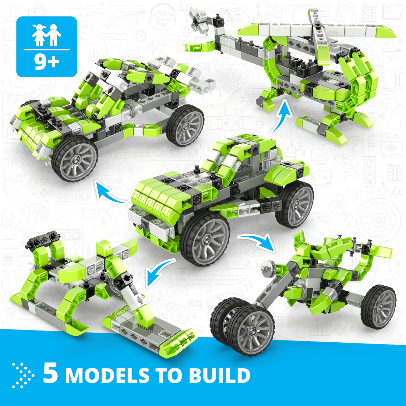 Inventor Mechanics Beach Buggy W 5 Models - Image 2