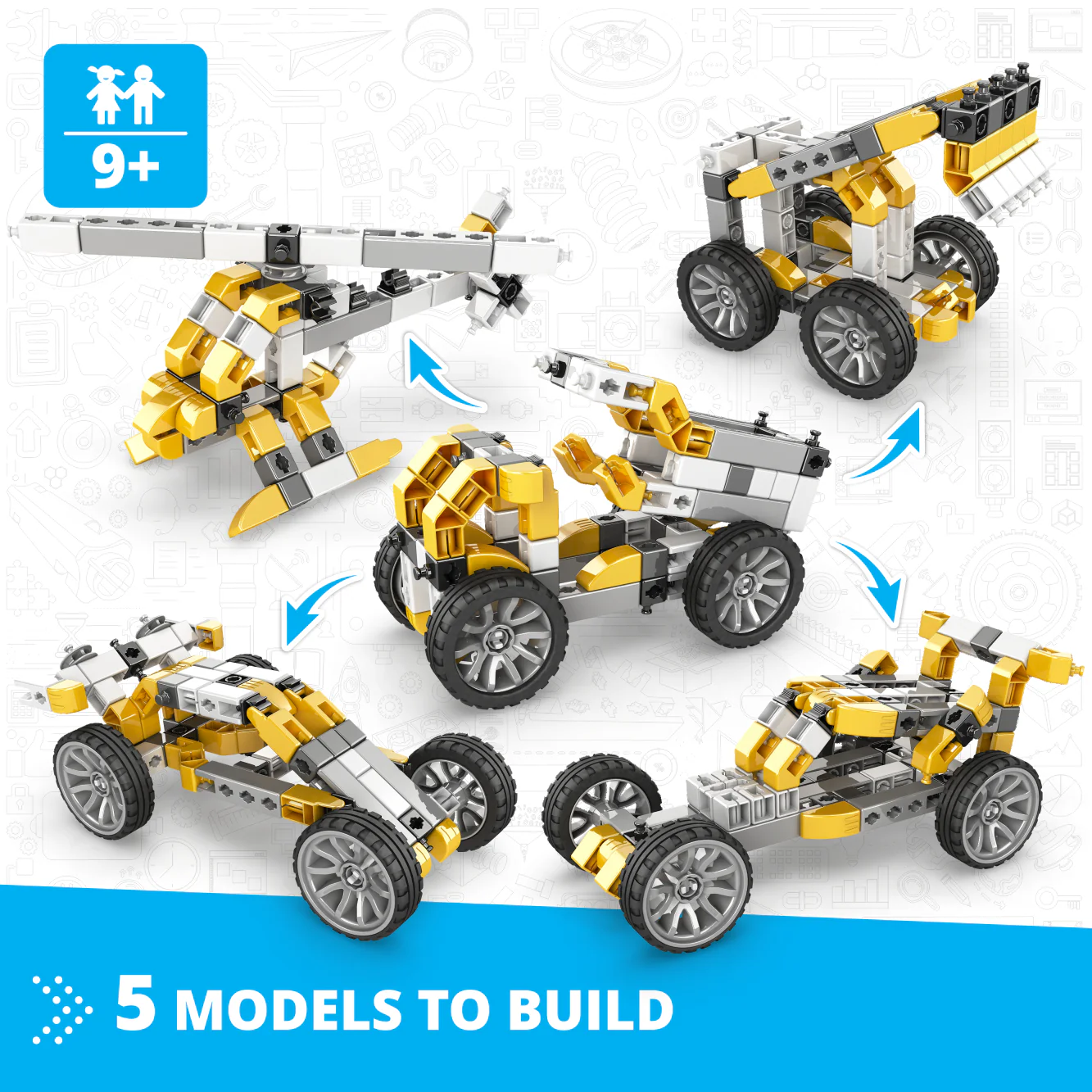 Inventor Mechanics Tipper Truck W 5 Models - Image 2