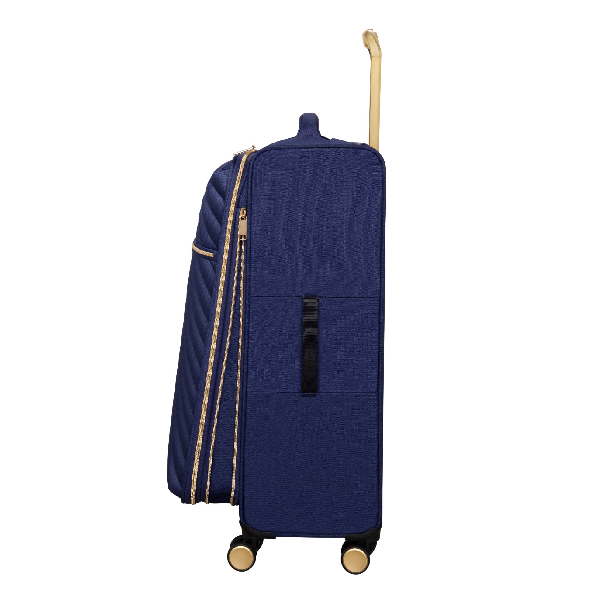 IT Luggage Plentitude II EVA Lightweight Suitcase - Cabin, Medium & Large Soft Shell Luggage - Navy & Gold - Image 6