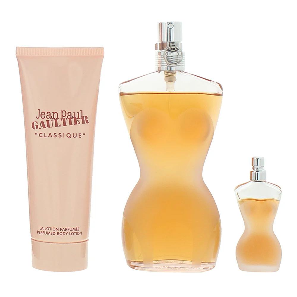 Jean Paul Gaultier Classique 3 Piece Gift Set: Eau De Toilette 100ml - Eau De To - Image 2