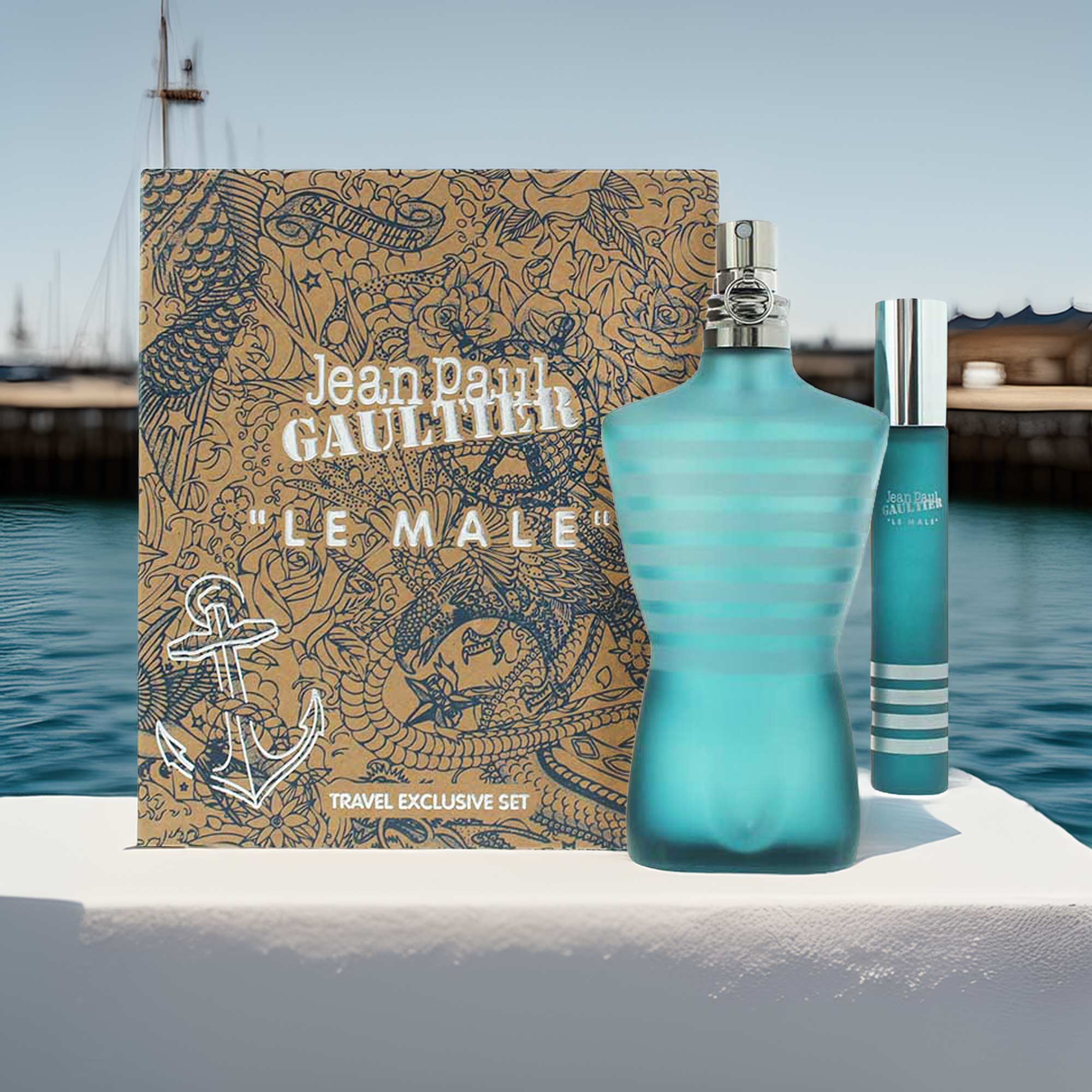 Jean Paul Gaultier Le Male 2 Piece Gift Set: 125ml Eau de Toilette and a 20ml Eau de Toilette - Image 3
