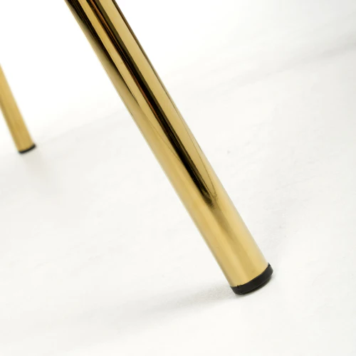 Jenner Leather Effect Black/Gold Dining Chair - Set Of 2 - Image 10