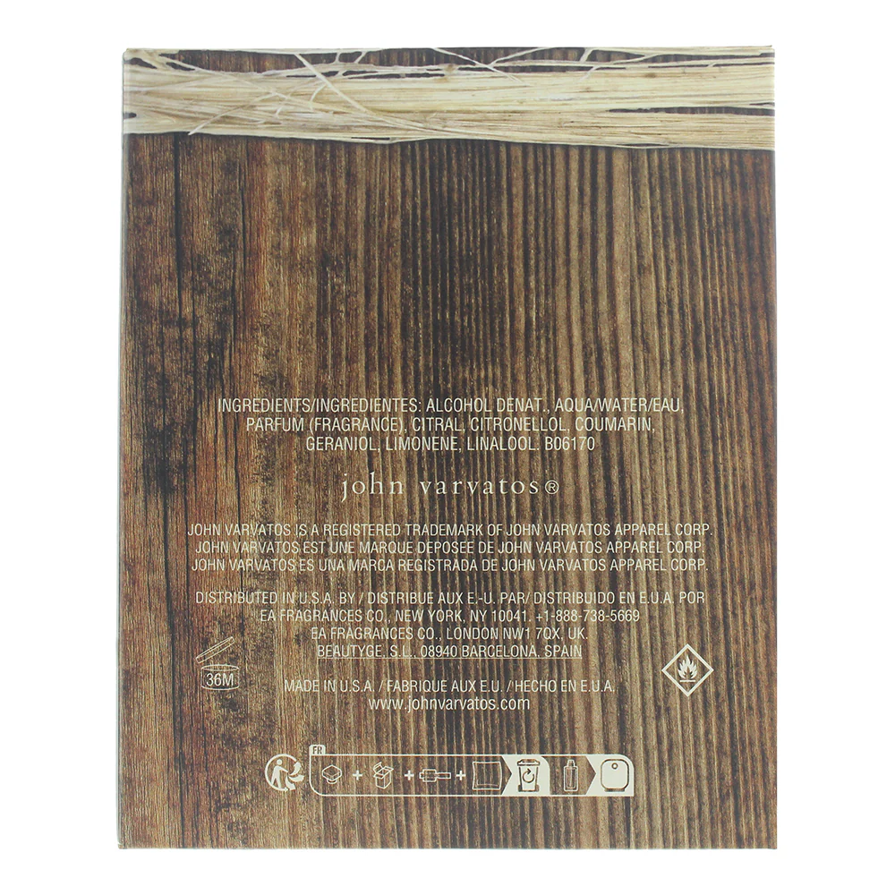 John Varvatos Artisan Forest Eau De Toilette 75ml - Image 2