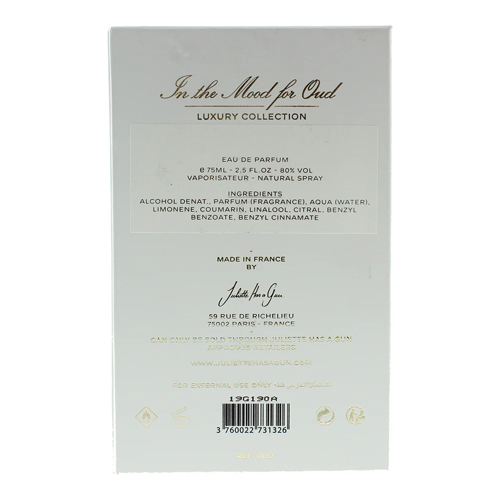 Juliette Has A Gun In The Mood For Oud Eau de Parfum 75ml - Image 2